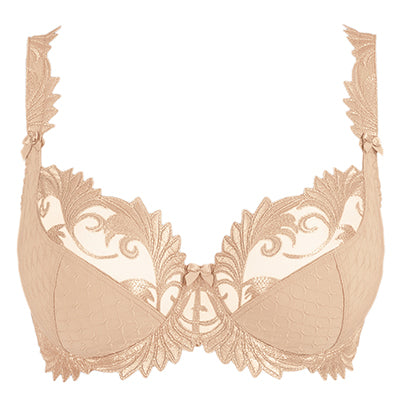 Empreinte Thalia 1856 Plunge Bra front view in Caramel