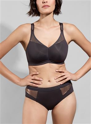 Empreinte Initiale 07200 Spacer Bra front view in Gris Intense