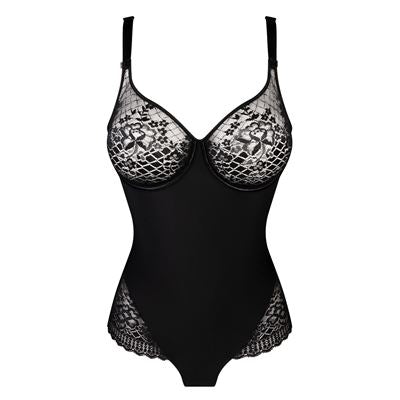 Empreinte Melody 10086 Bodysuit front view in Black