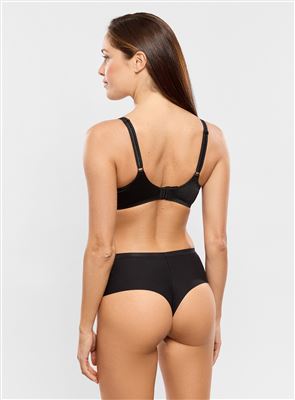 Empreinte Illusion 01235 Thong back view in Black