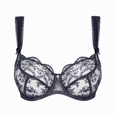 Empreinte Charlotte 08232 Bra front view in Anthracite