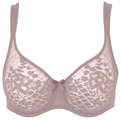 Empreinte Melody Full Cup Bra front view in Tea Rose