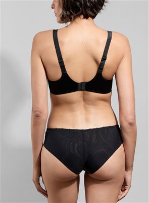 Empreinte Agathe 08204 Plunge Bra back view in Black