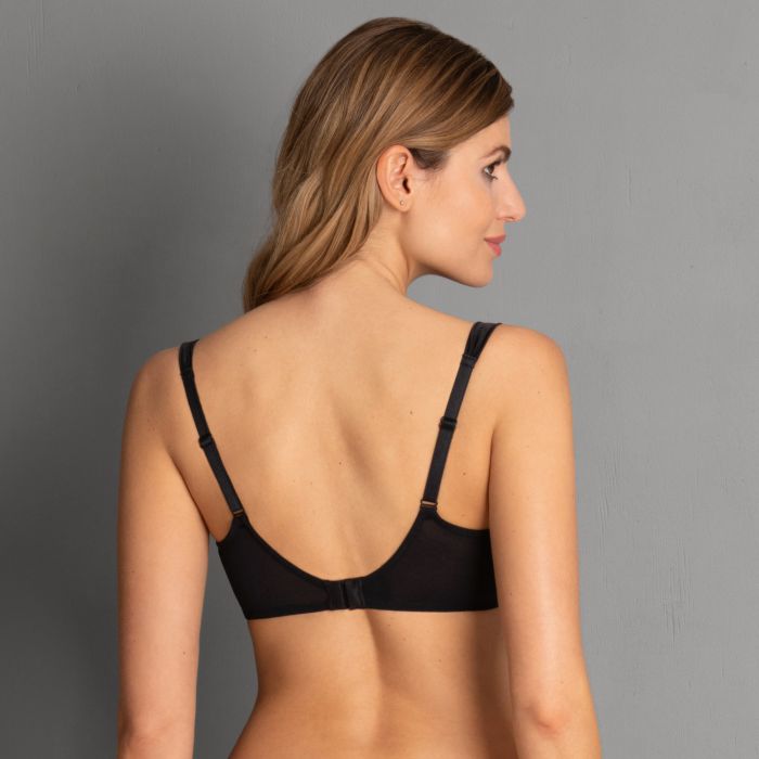 Rosa Faia Antonia Balconette Bra Padded Cups (5205) Black