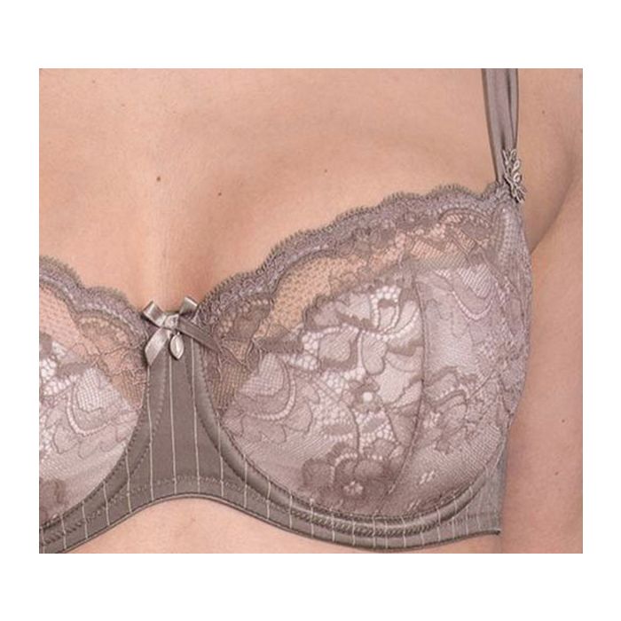 Rosa Faia Antonia Balconette Bra Padded Cups (5205) Grey