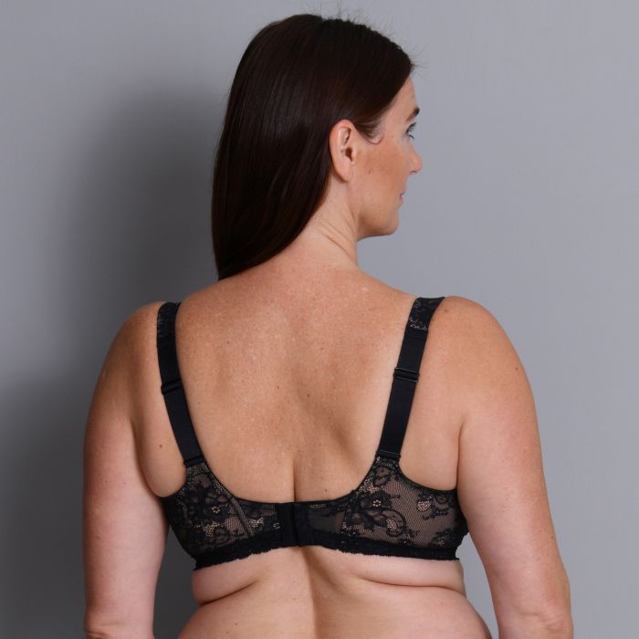 Rosa Faia Abby Бюстгальтер с прошивкой и полной чашкой (5216) Черный