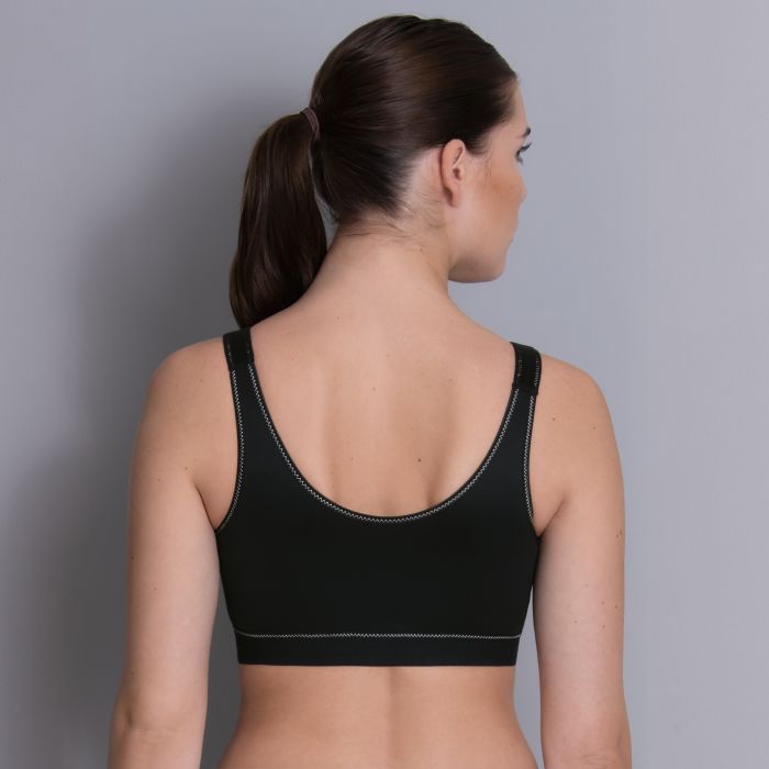 Anita Frontline Open Sports Bra Front Closure (5523) Black