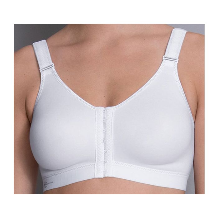 Anita Frontline Open Sports Bra Front Closure (5523) White