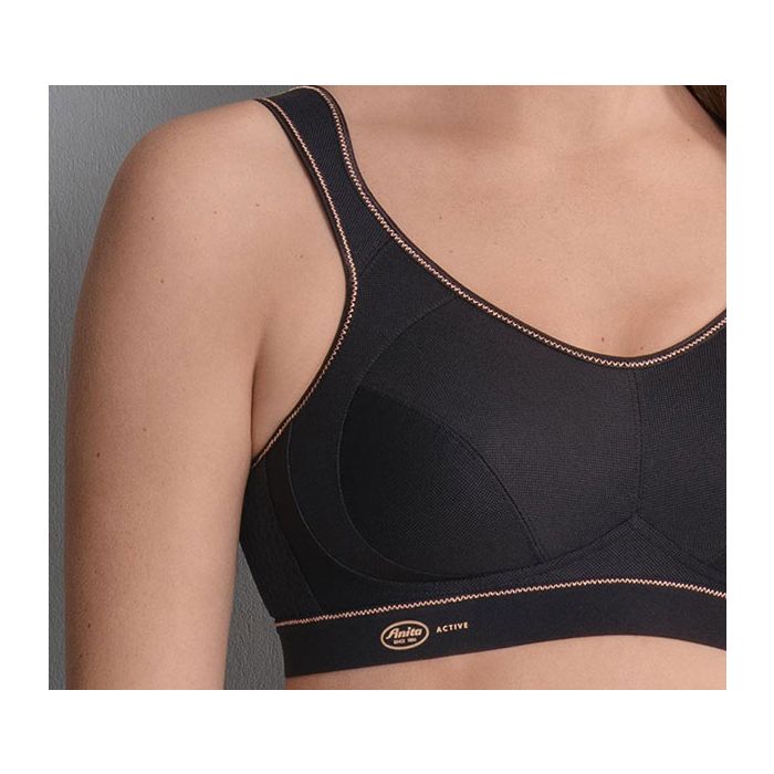 Anita Extreme Control Sports Bra (5527) Black/Gold