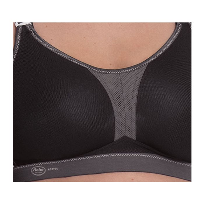 Anita Dynamix Star Sports Bra X-Back (5537) Black/Anthracite