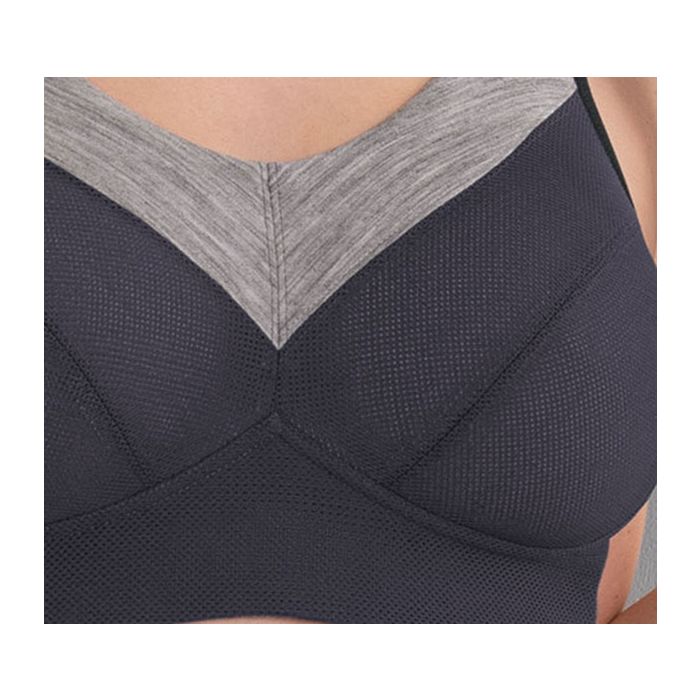 Anita Panalp Wool Sports Bra (5555) Anthracite/Melange