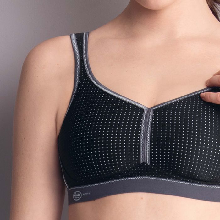 Anita Performance Sports Bra Moulded (5566) Black/Anthracite