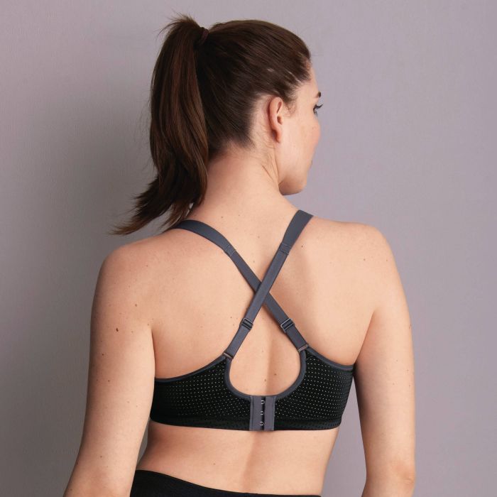 Anita Performance Wirex Sports Bra Multiway Straps (5599) Black/Anthracite