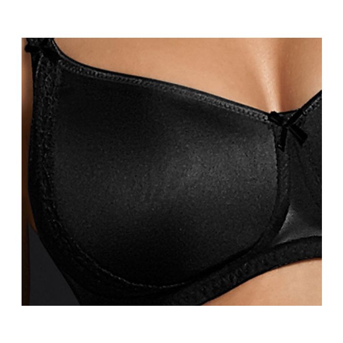 Rosa Faia Lace Rose Soft Bra Padded Cups (5618) Black