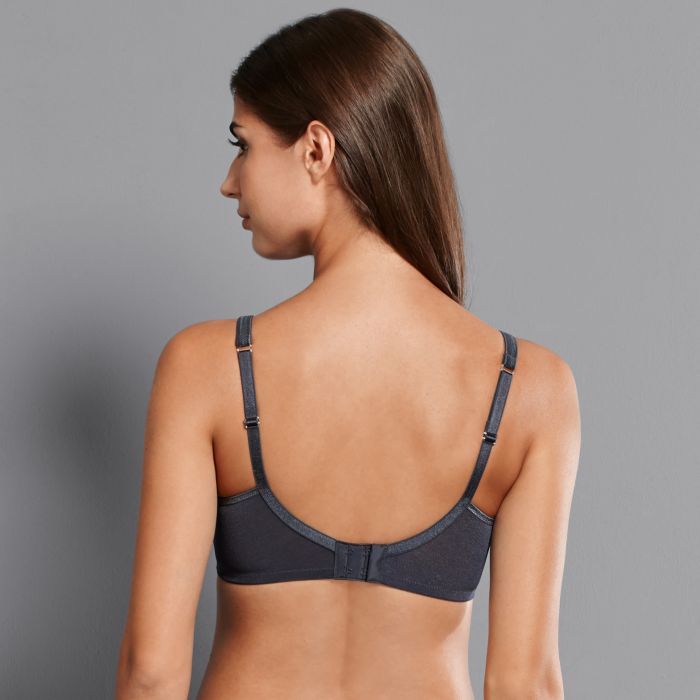 Rosa Faia Fleur Soft Bra Padded Cups (5654) Anthracite