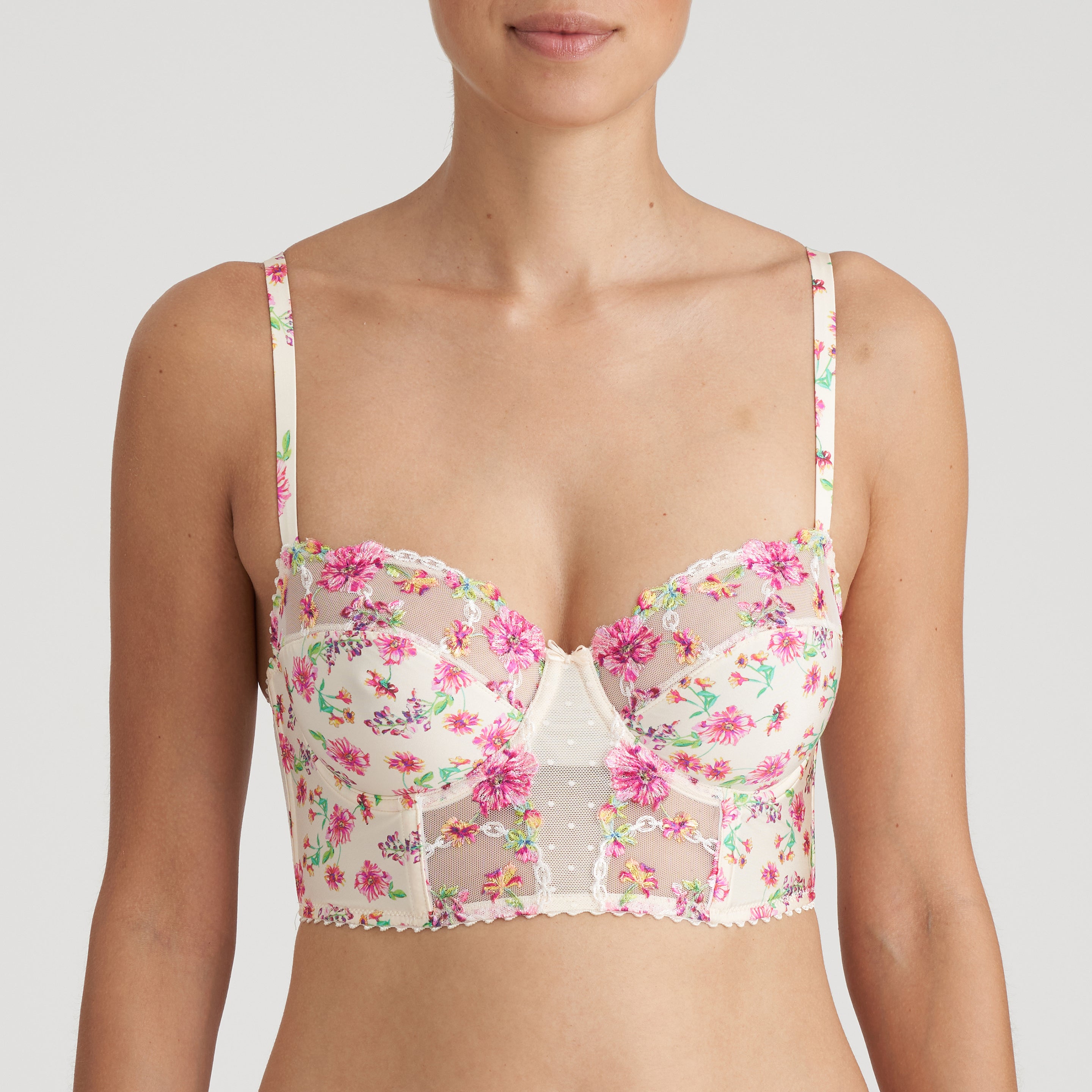Marie Jo Chen Balcony Bra Horizontal Seam (0102683) Pearled Ivory