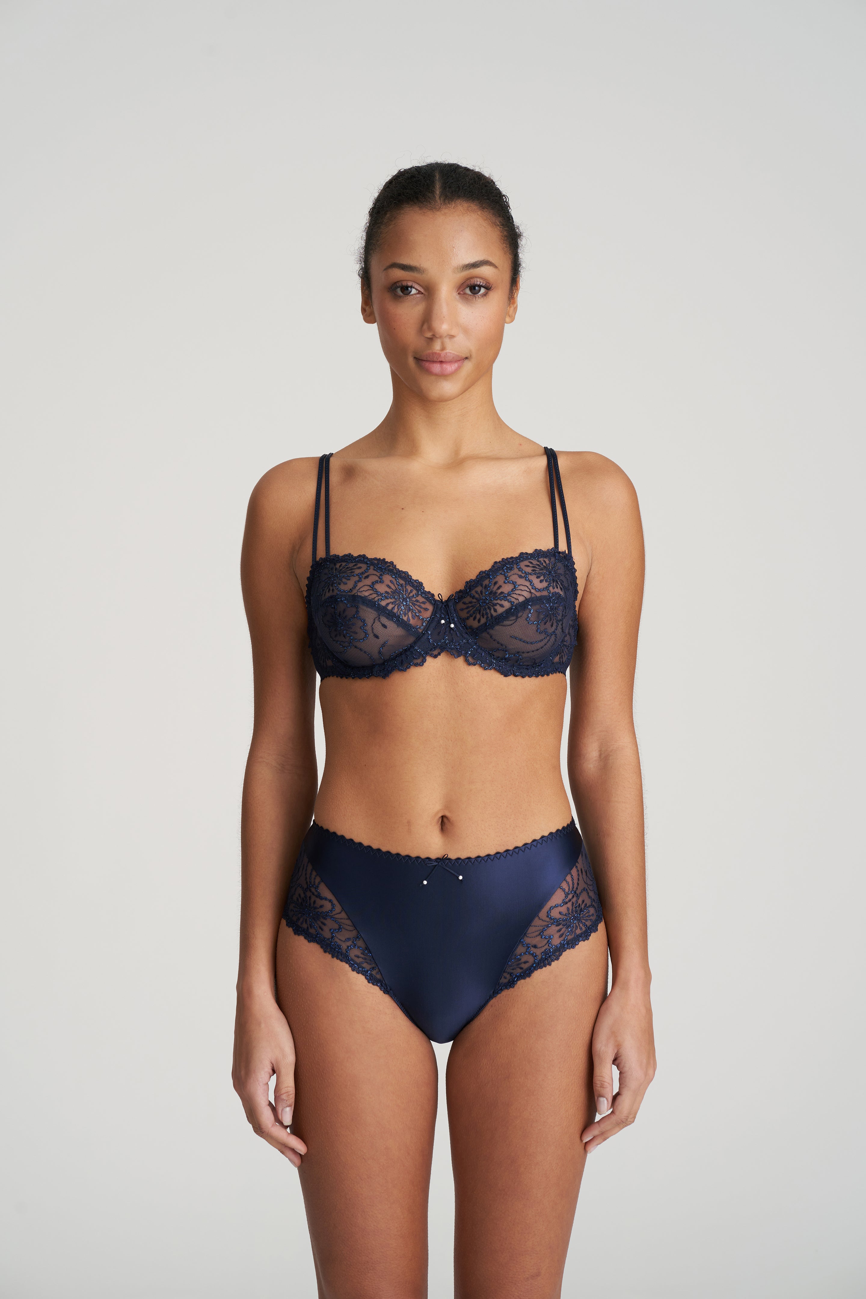 Marie Jo Jane Balcony Bra Horizontal Seam (0101332) Velvet Blue