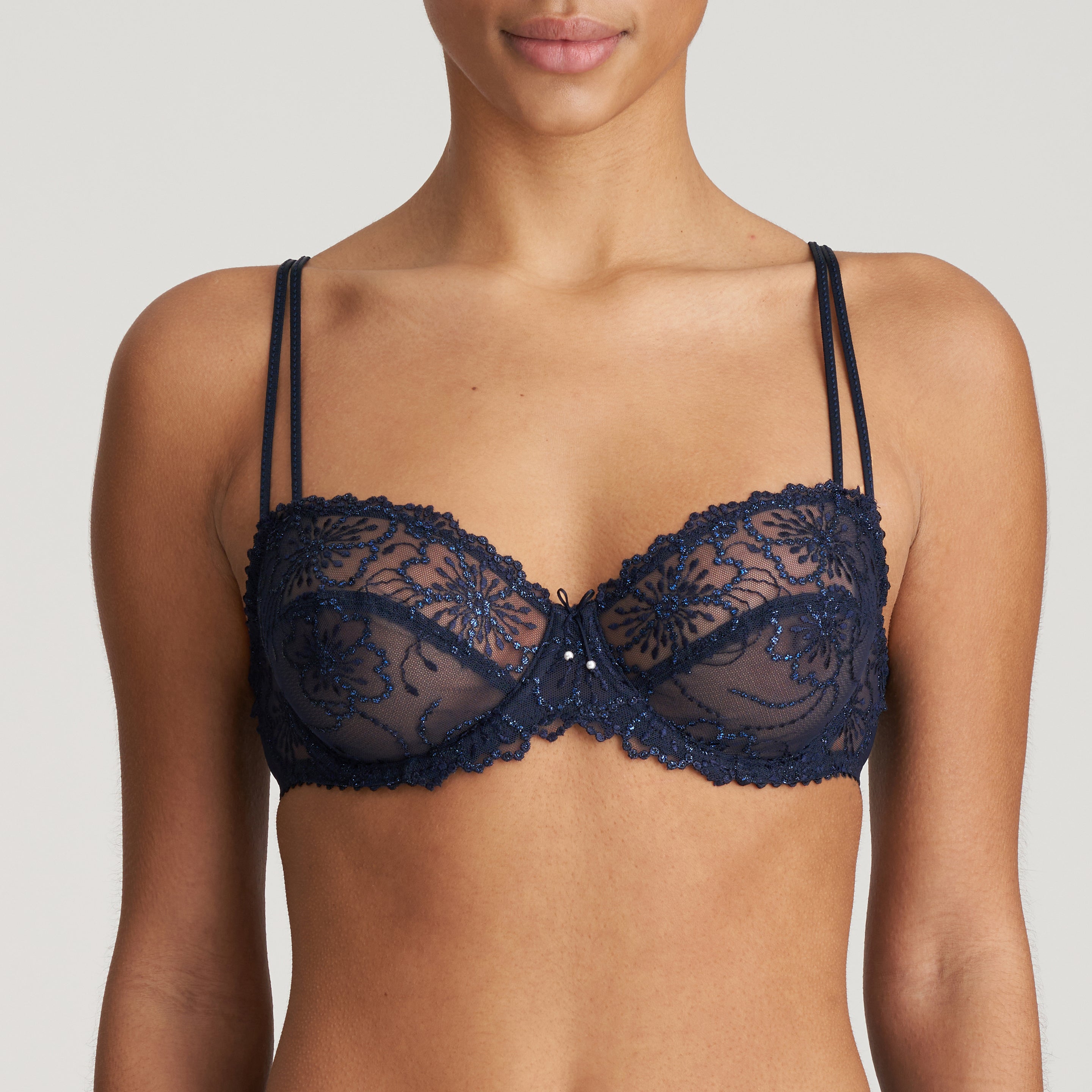 Marie Jo Jane Balcony Bra Horizontal Seam (0101332) Velvet Blue