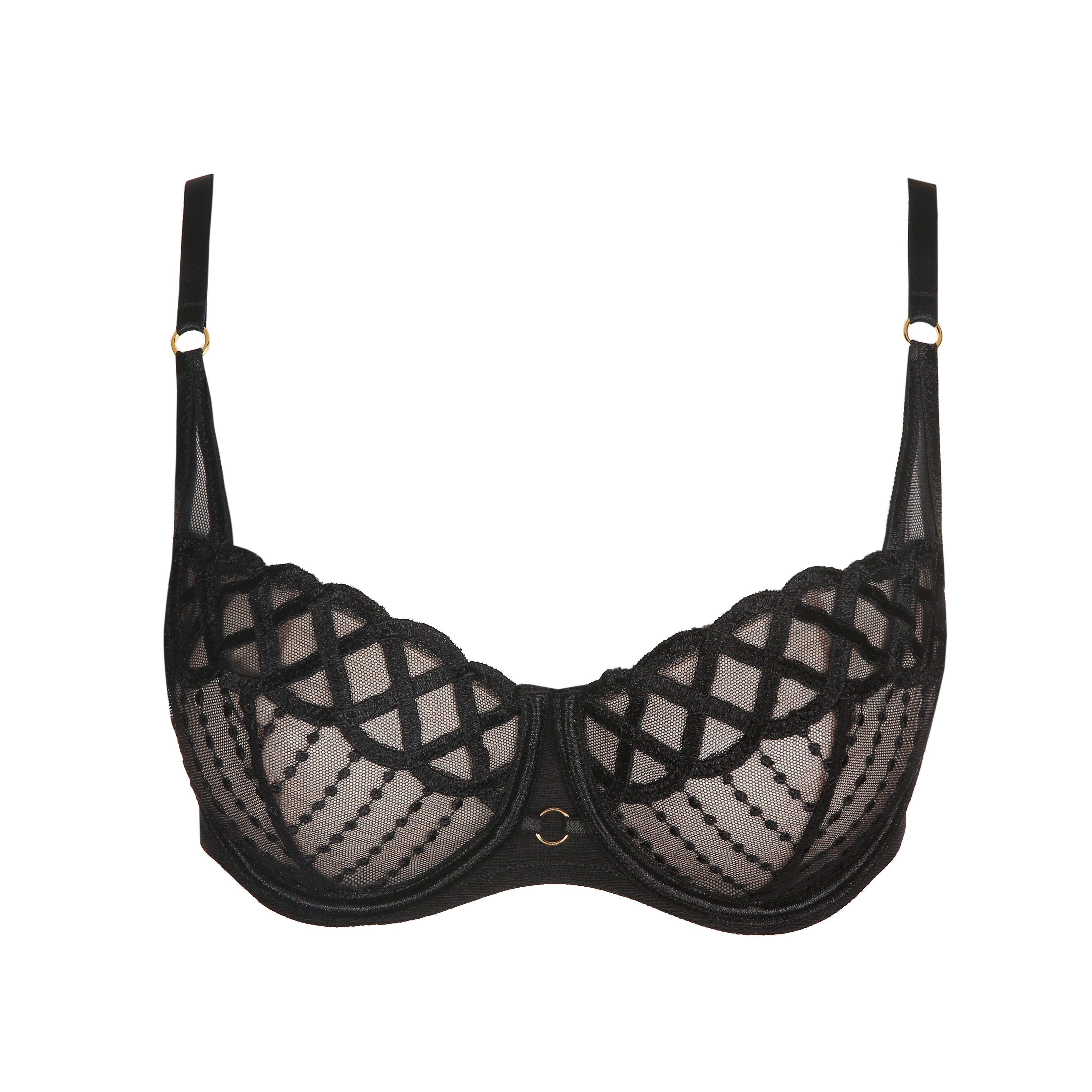 Marie Jo Jhana Balcony Bra Vertical Seam (0102793) Black