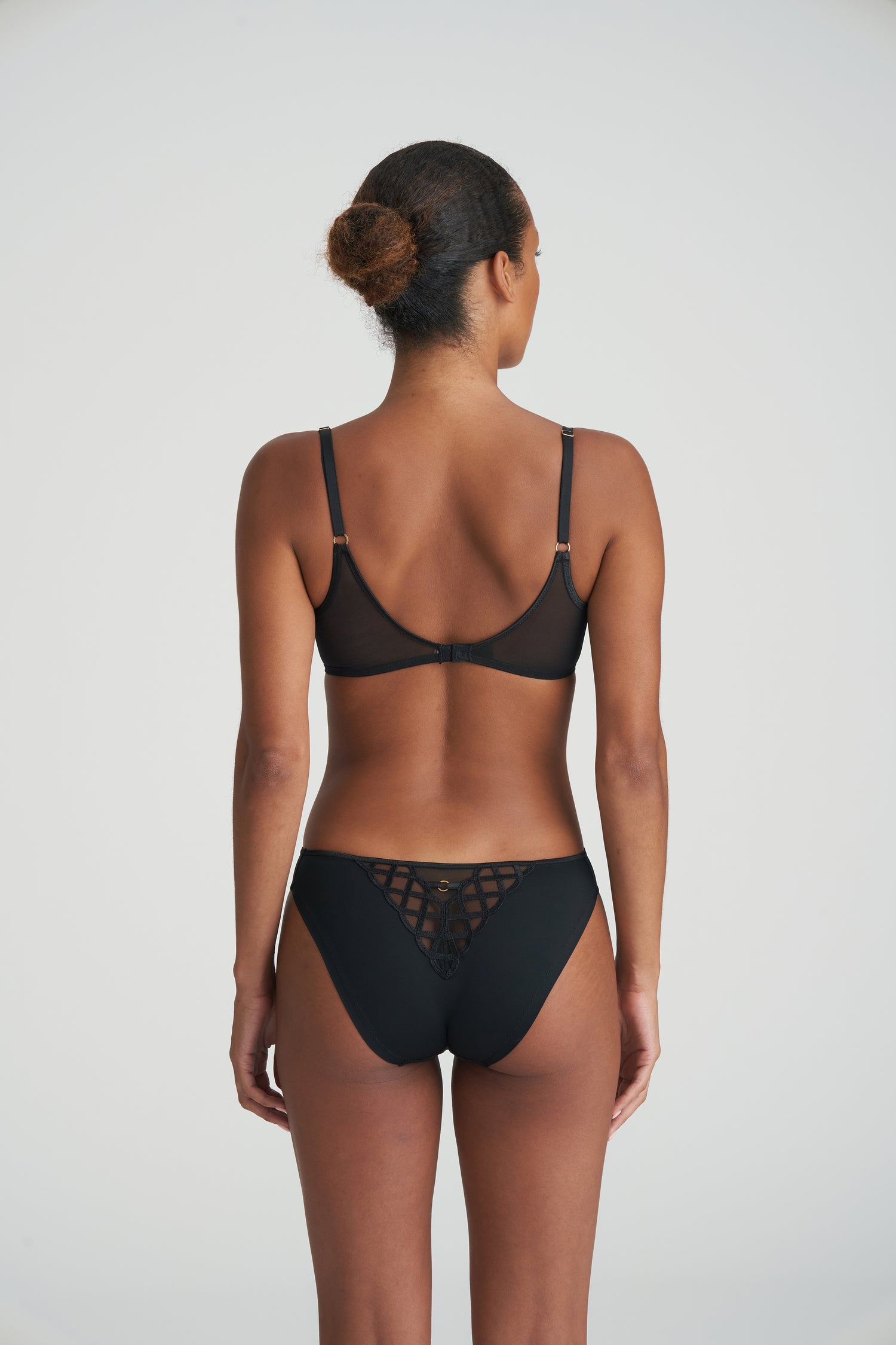 Marie Jo Jhana Balcony Bra Vertical Seam (0102793) Black