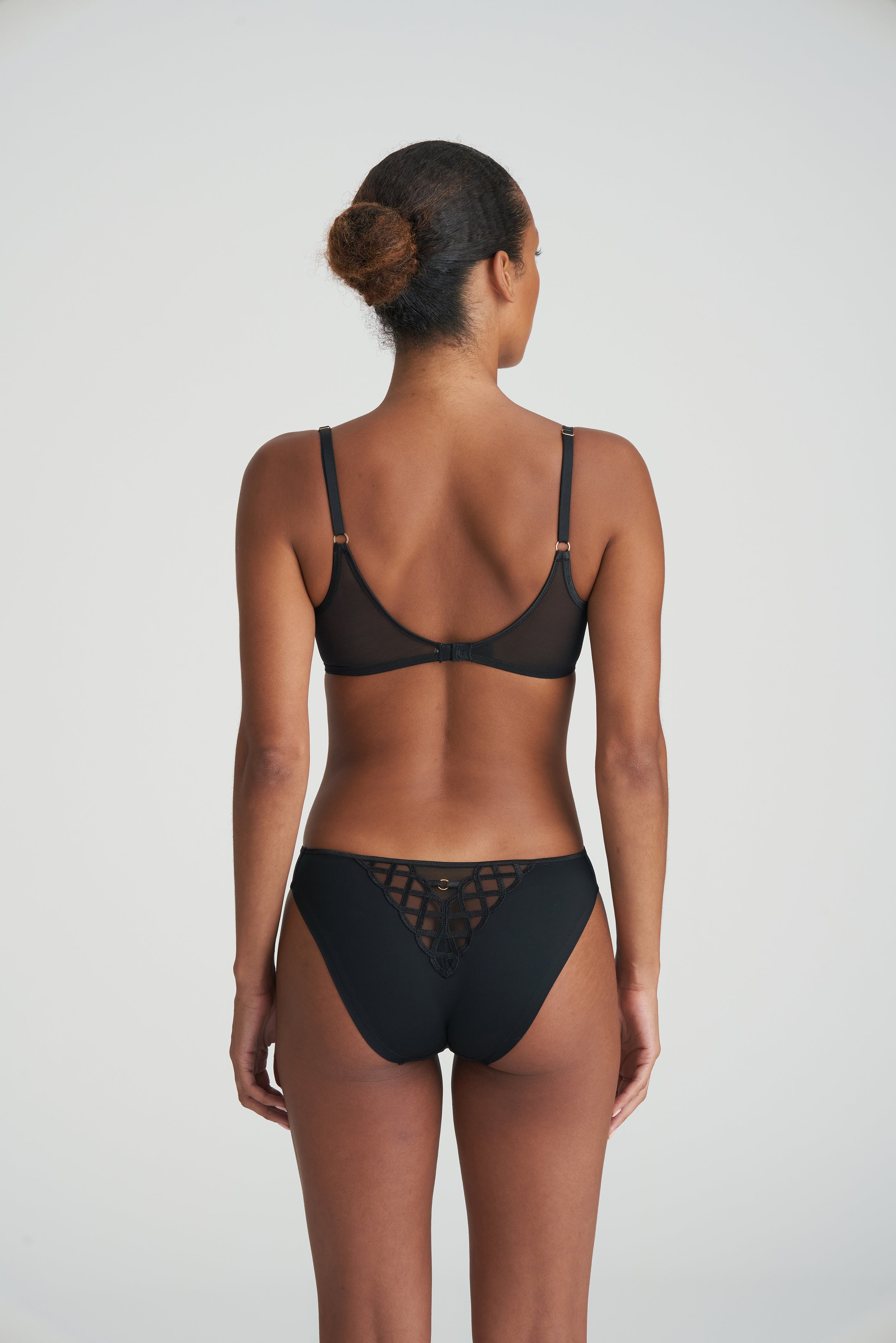 Marie Jo Jhana Balcony Bra Vertical Seam (0102793) Black