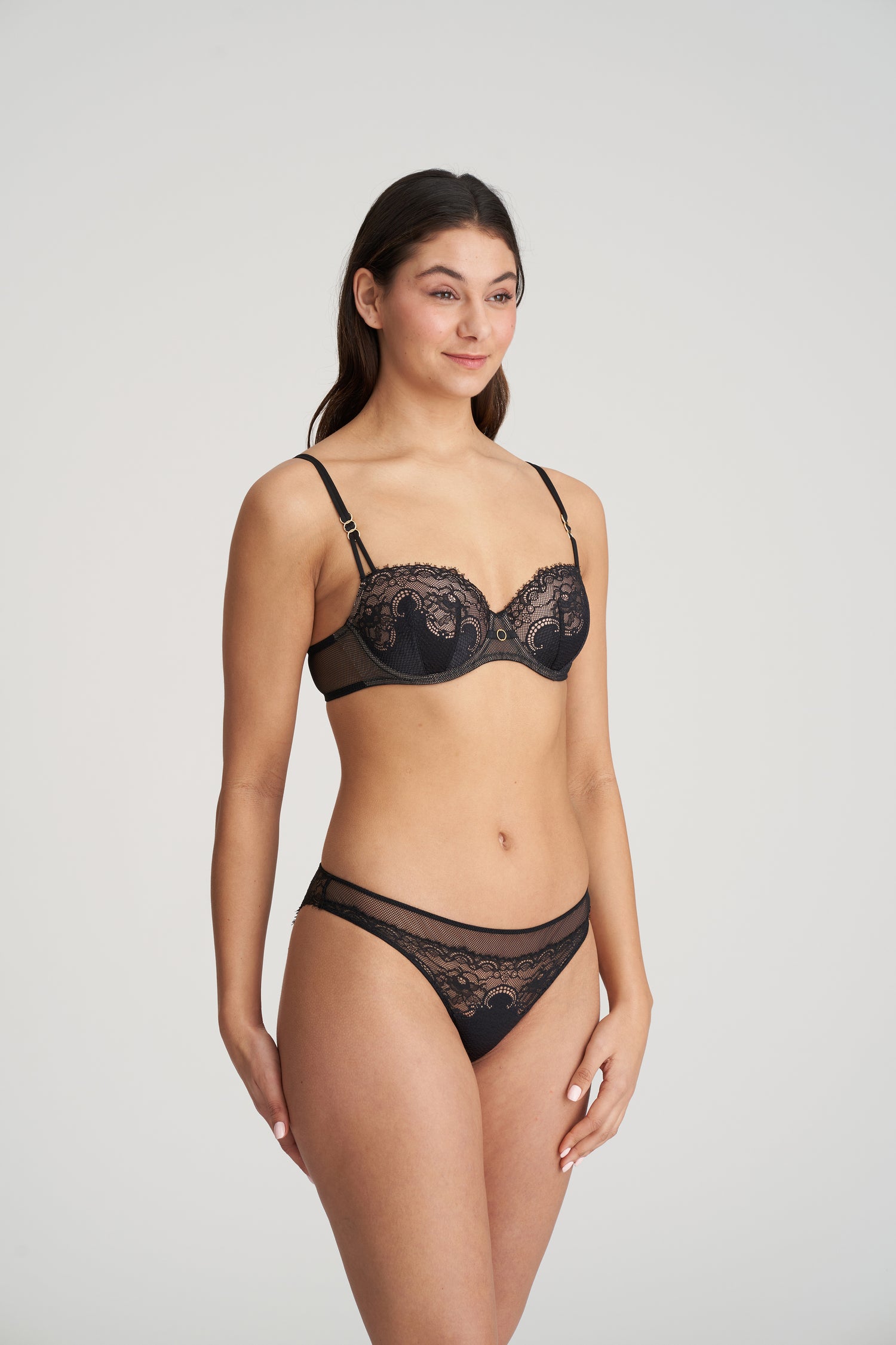 Marie Jo Junoo Padded Balcony Bra (0102719) Black