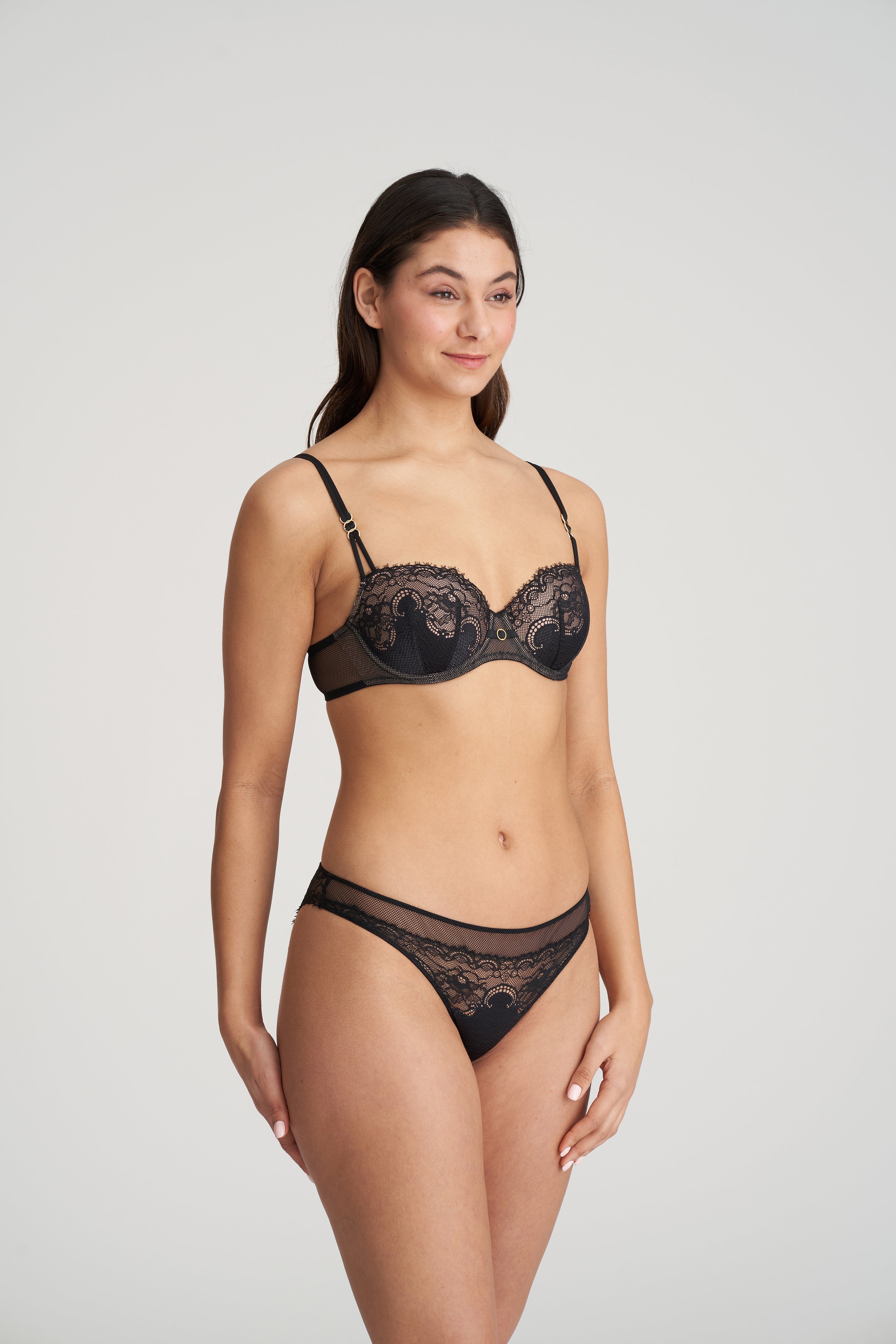 Marie Jo Junoo Padded Balcony Bra (0102719) Black