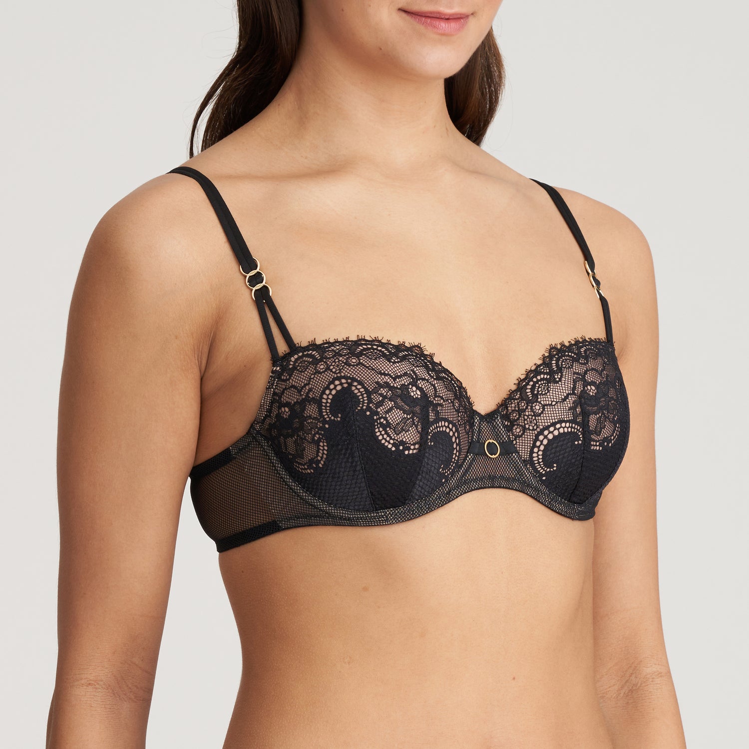 Marie Jo Junoo Padded Balcony Bra (0102719) Black