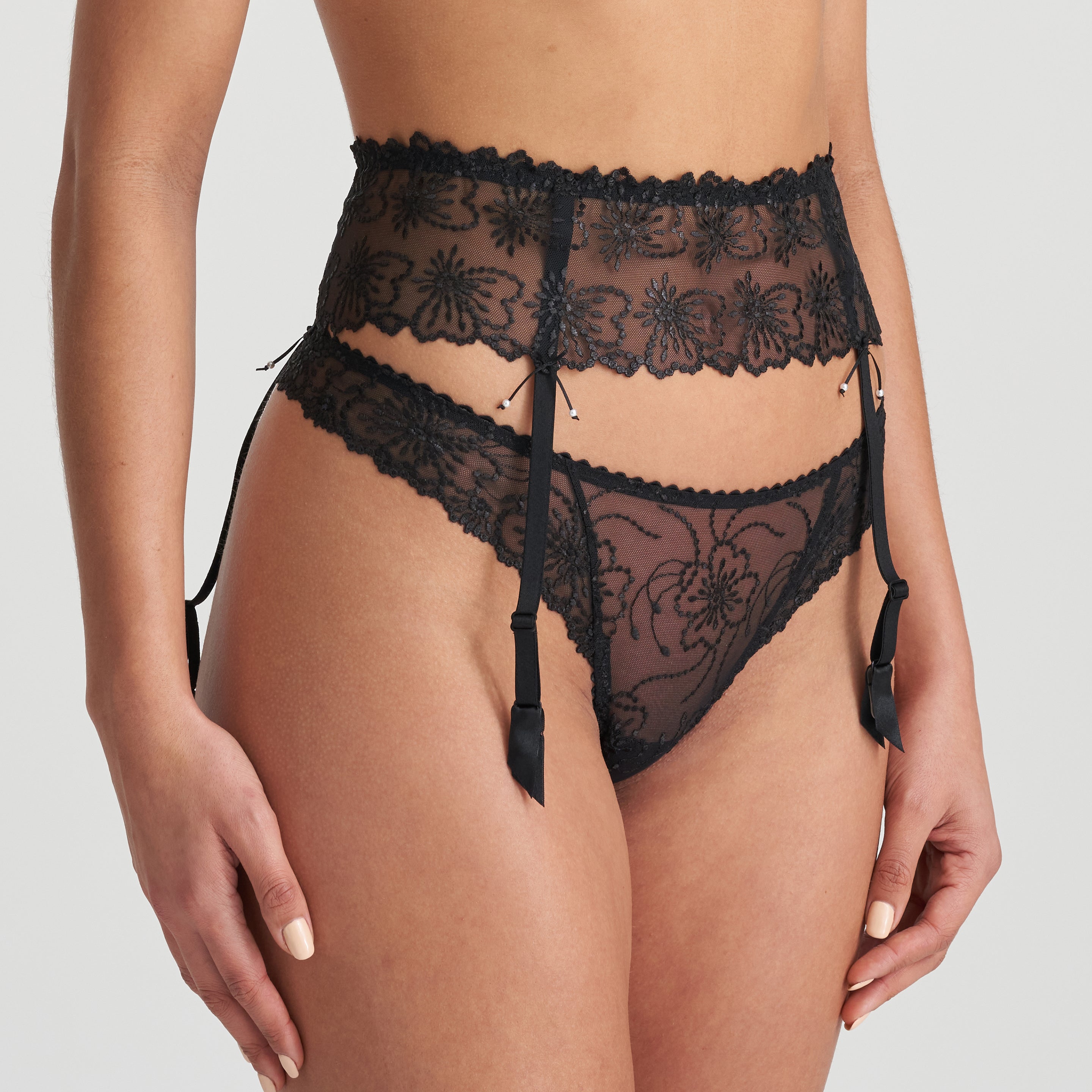 Marie Jo Jane Garter Belt (0701330) Black