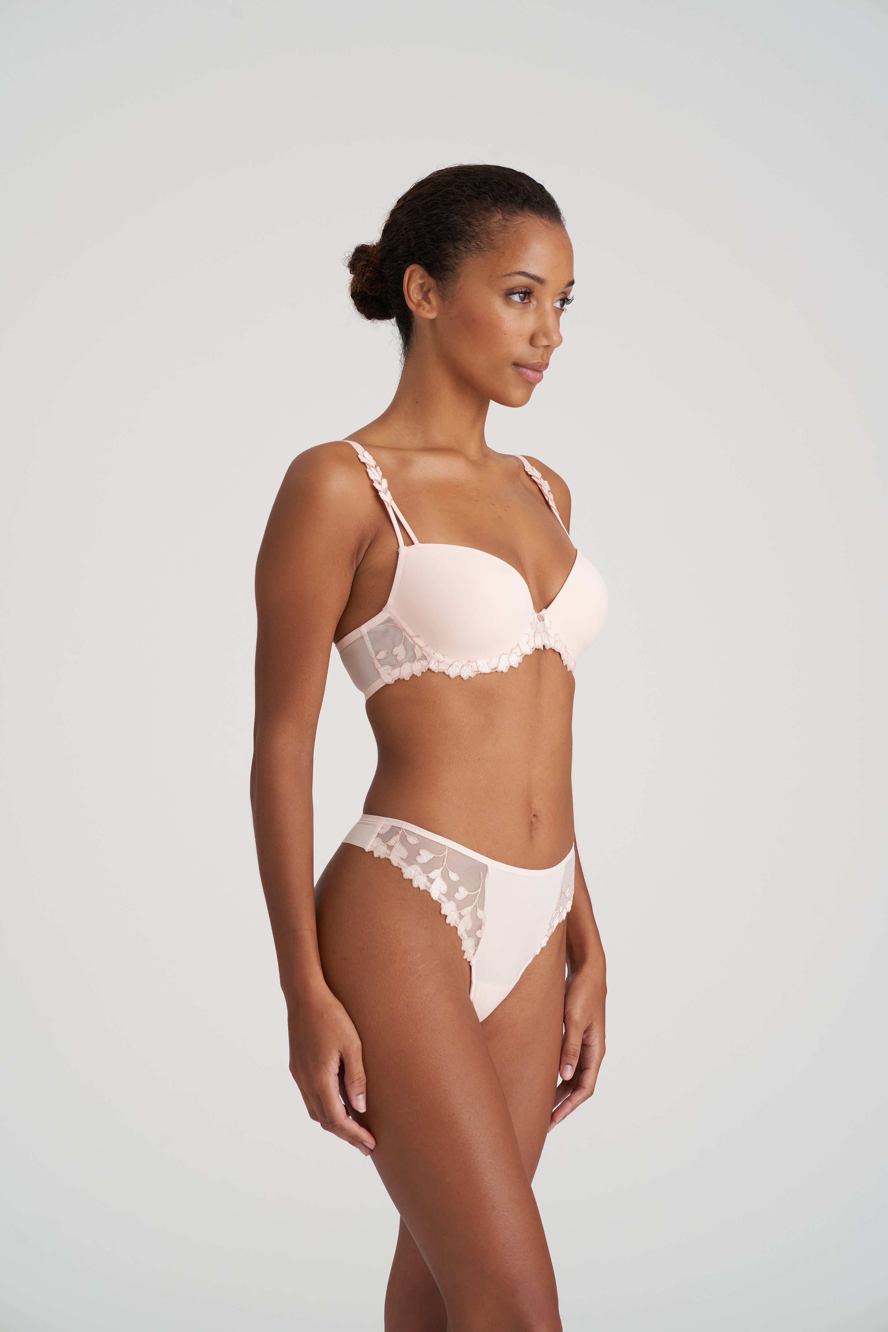 Marie Jo Leda Padded Plunge Bra (0102526) Glossy Pink