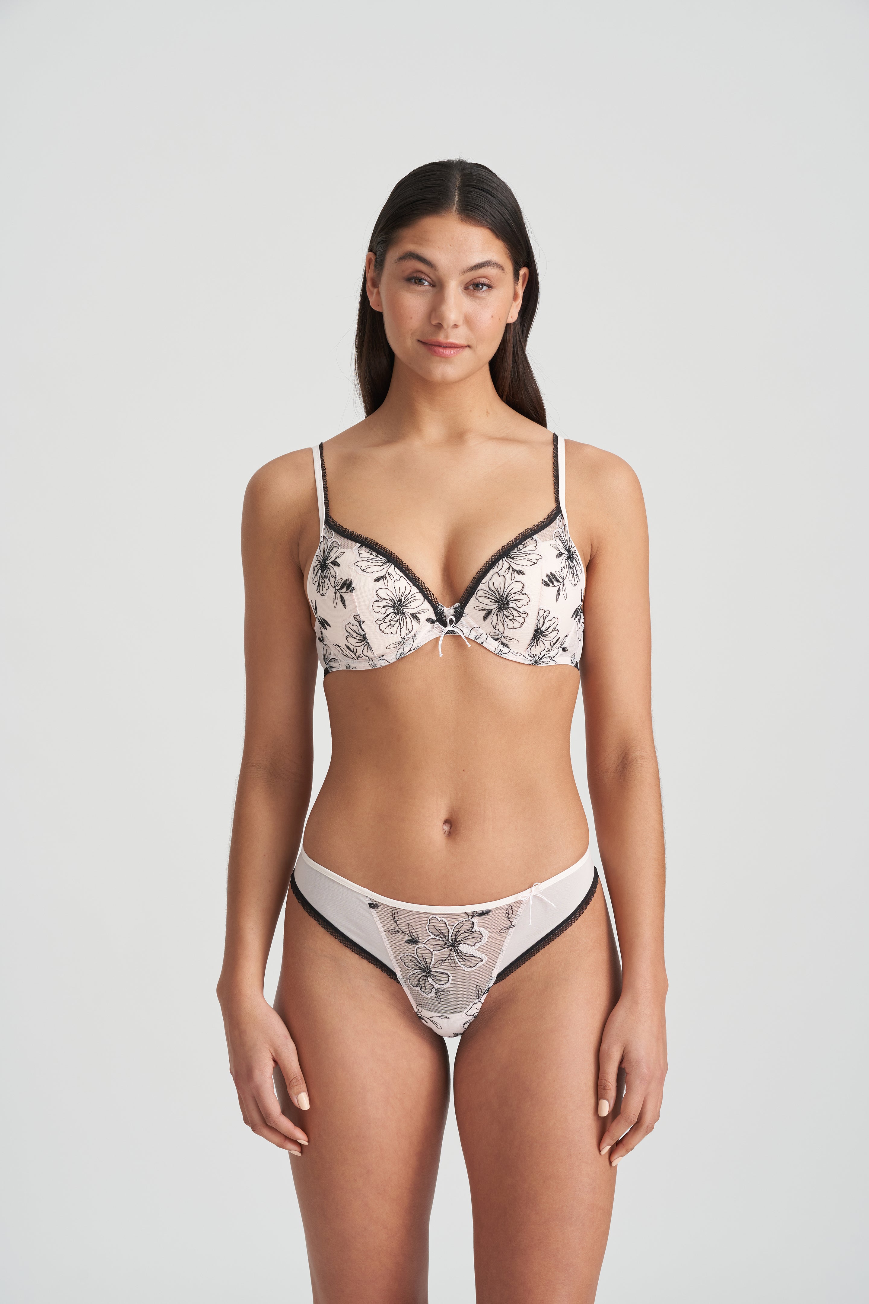 Marie Jo Noorah Push-Up Bra (0102627) Black&Blush