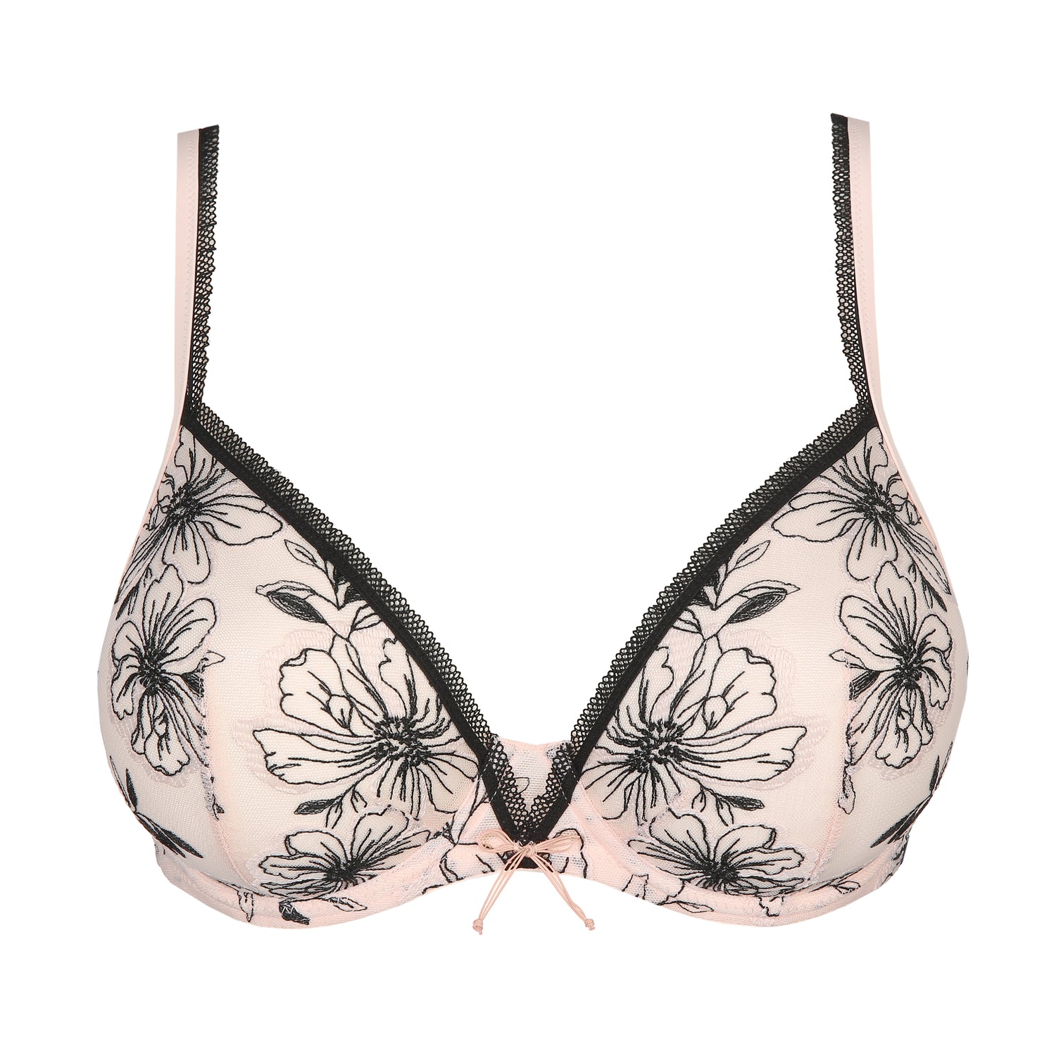 Marie Jo Noorah Plunge Bra (0102620) Black&Blush