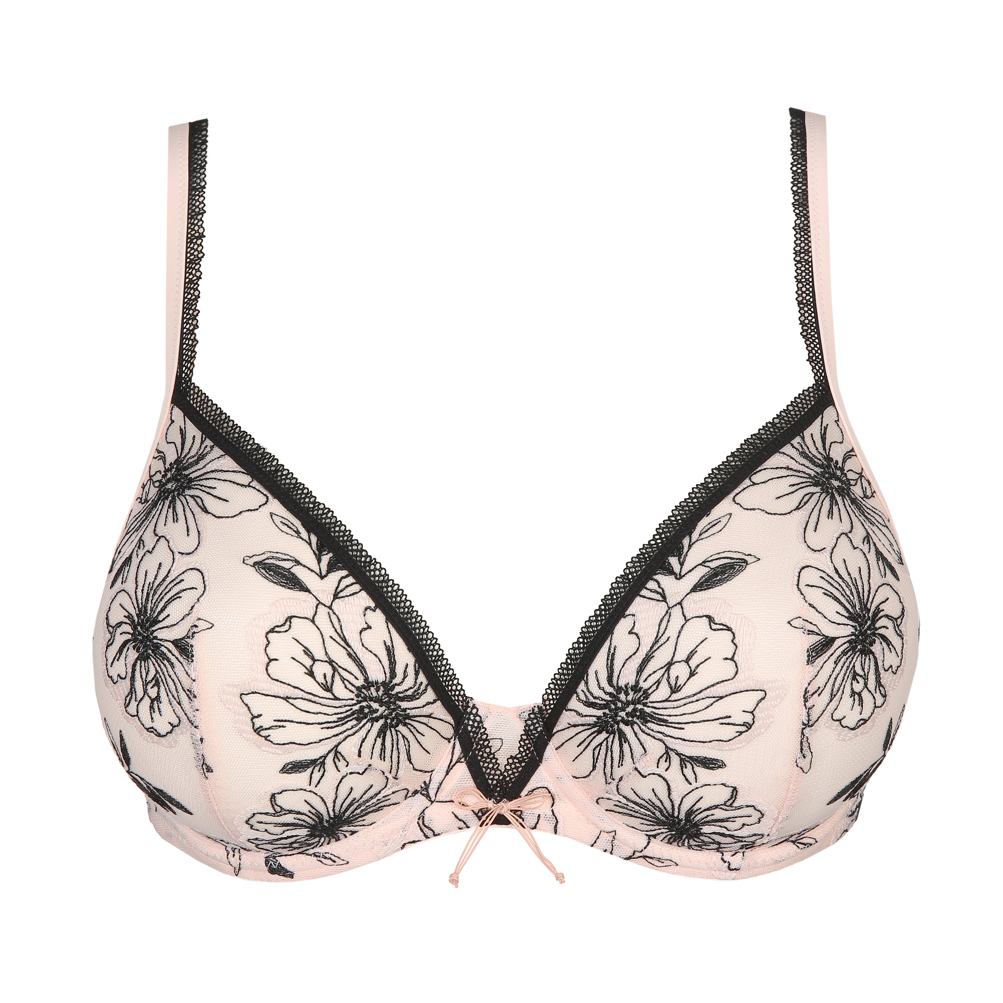 Marie Jo Noorah Plunge Bra (0102620) Black&Blush