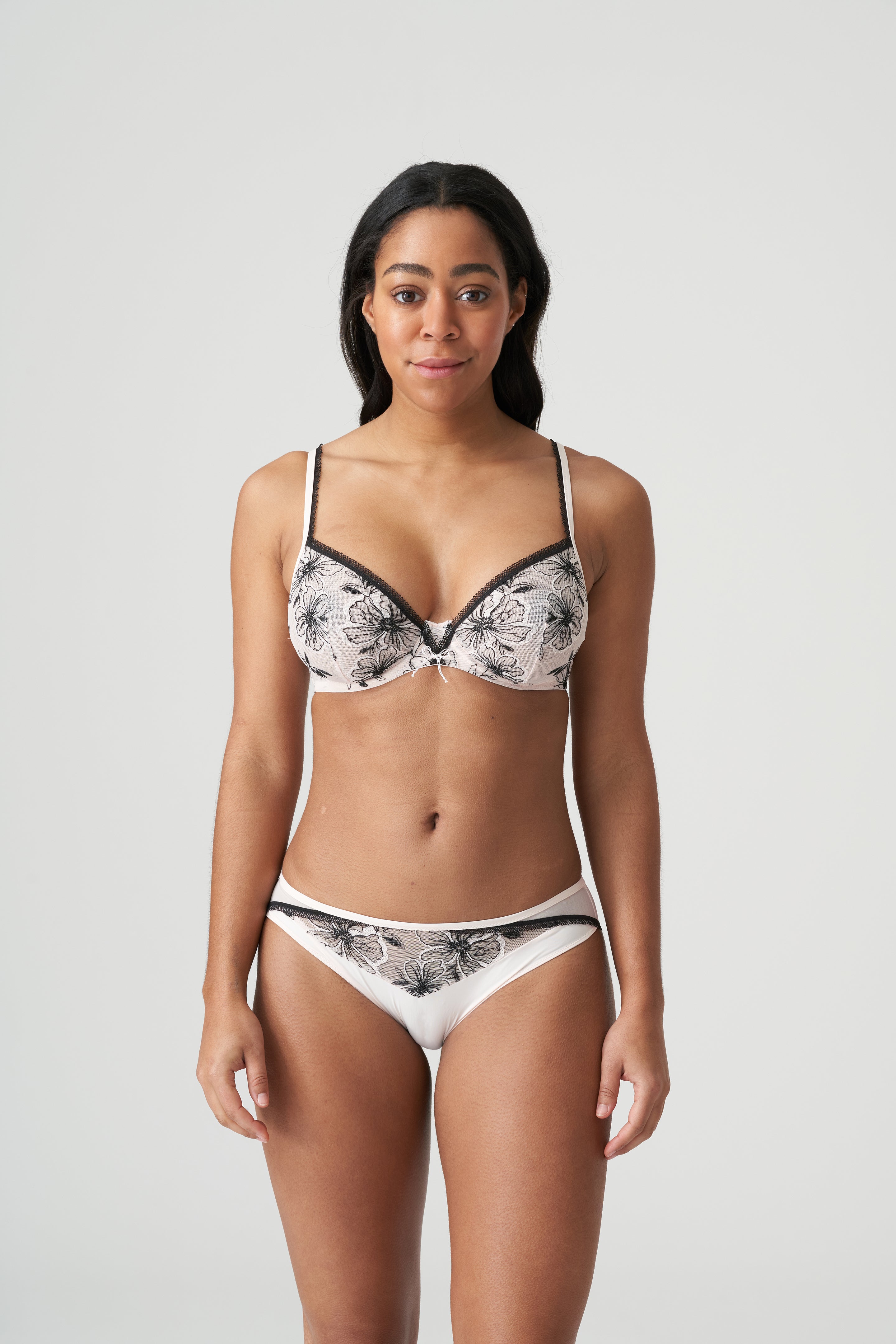 Marie Jo Noorah Plunge Bra (0102620) Black&Blush