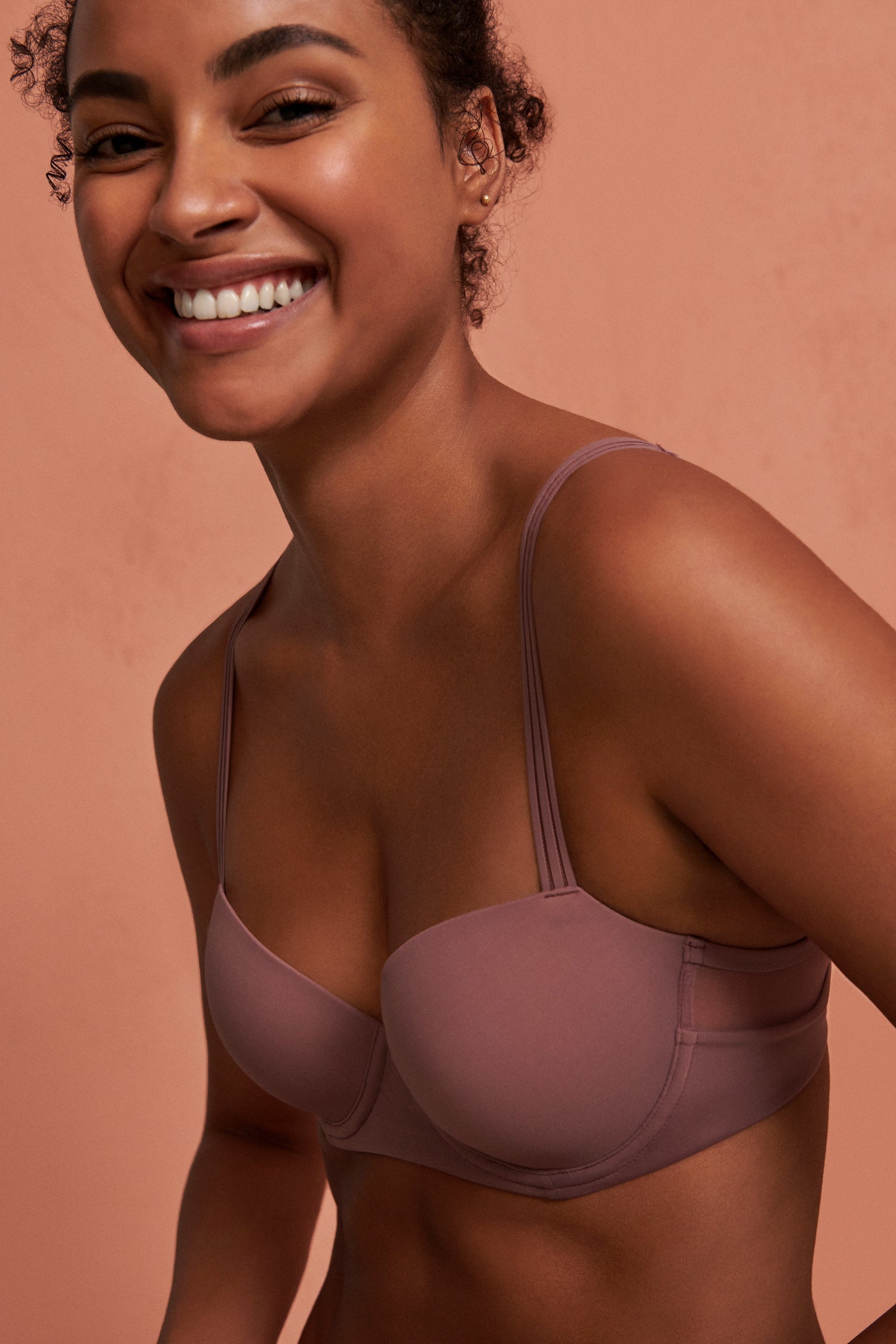 Marie Jo Louie Padded Balcony Бюстгальтер (0122099) Сатиновый темно-серый