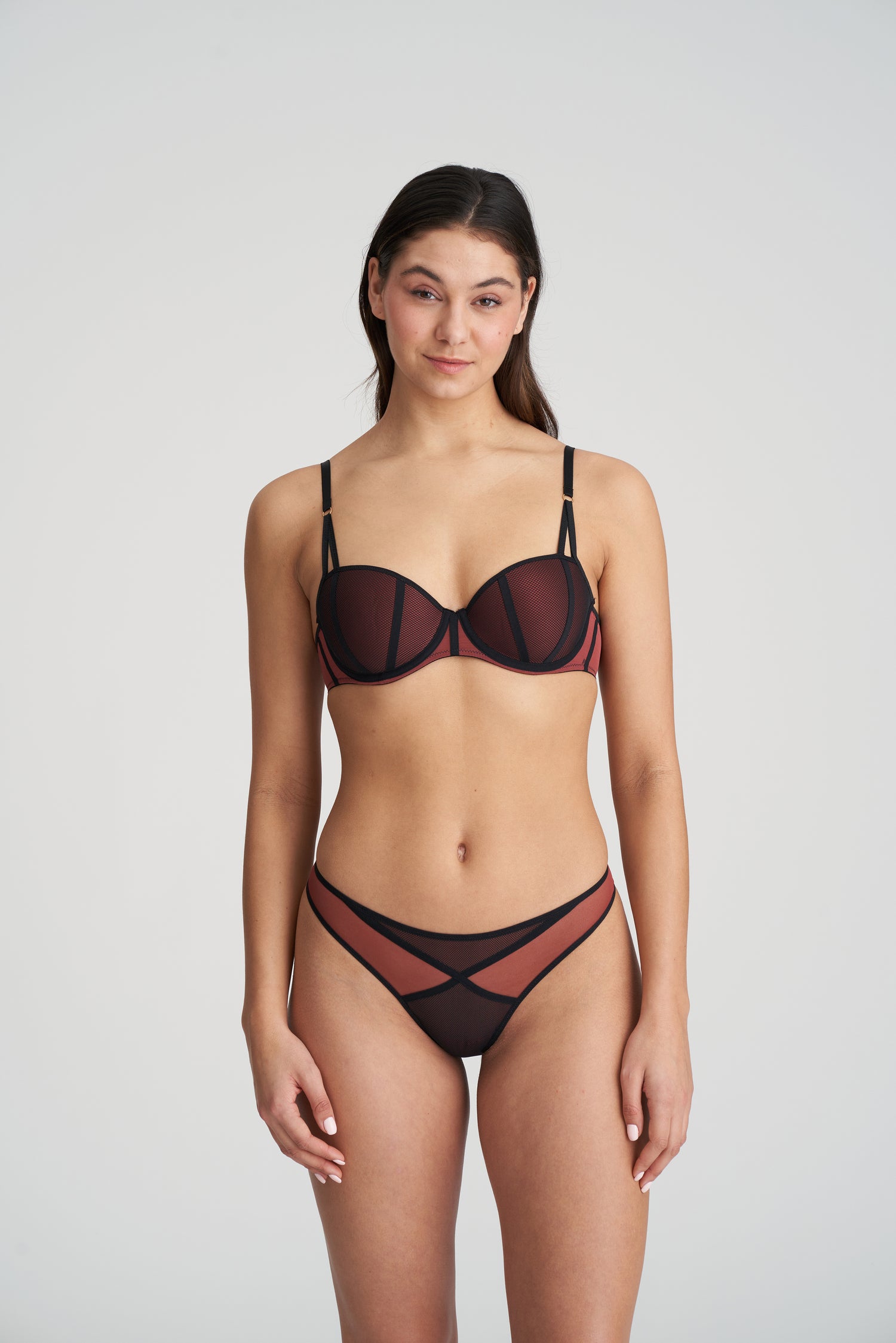 Marie Jo Fezz Padded Balcony Bra (0122329) Italian Brown