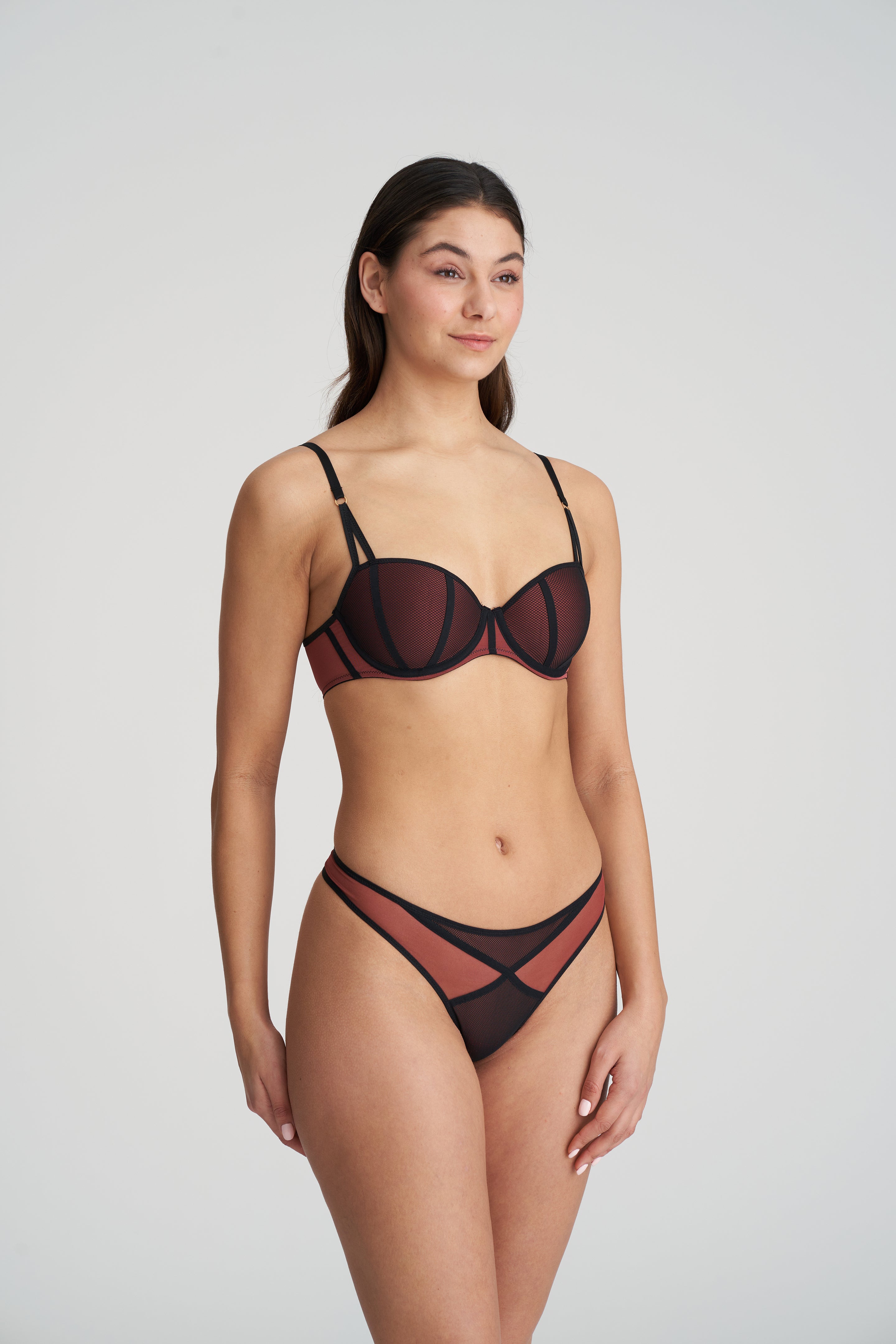 Marie Jo Fezz Padded Balcony Bra (0122329) Italian Brown