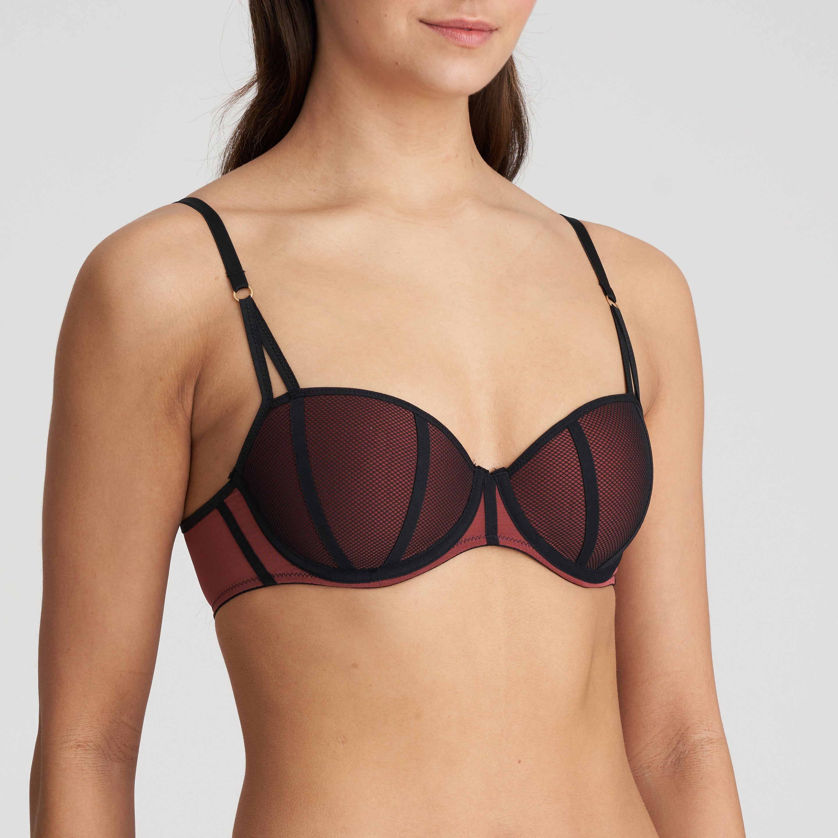 Marie Jo Fezz Padded Balcony Bra (0122329) Italian Brown