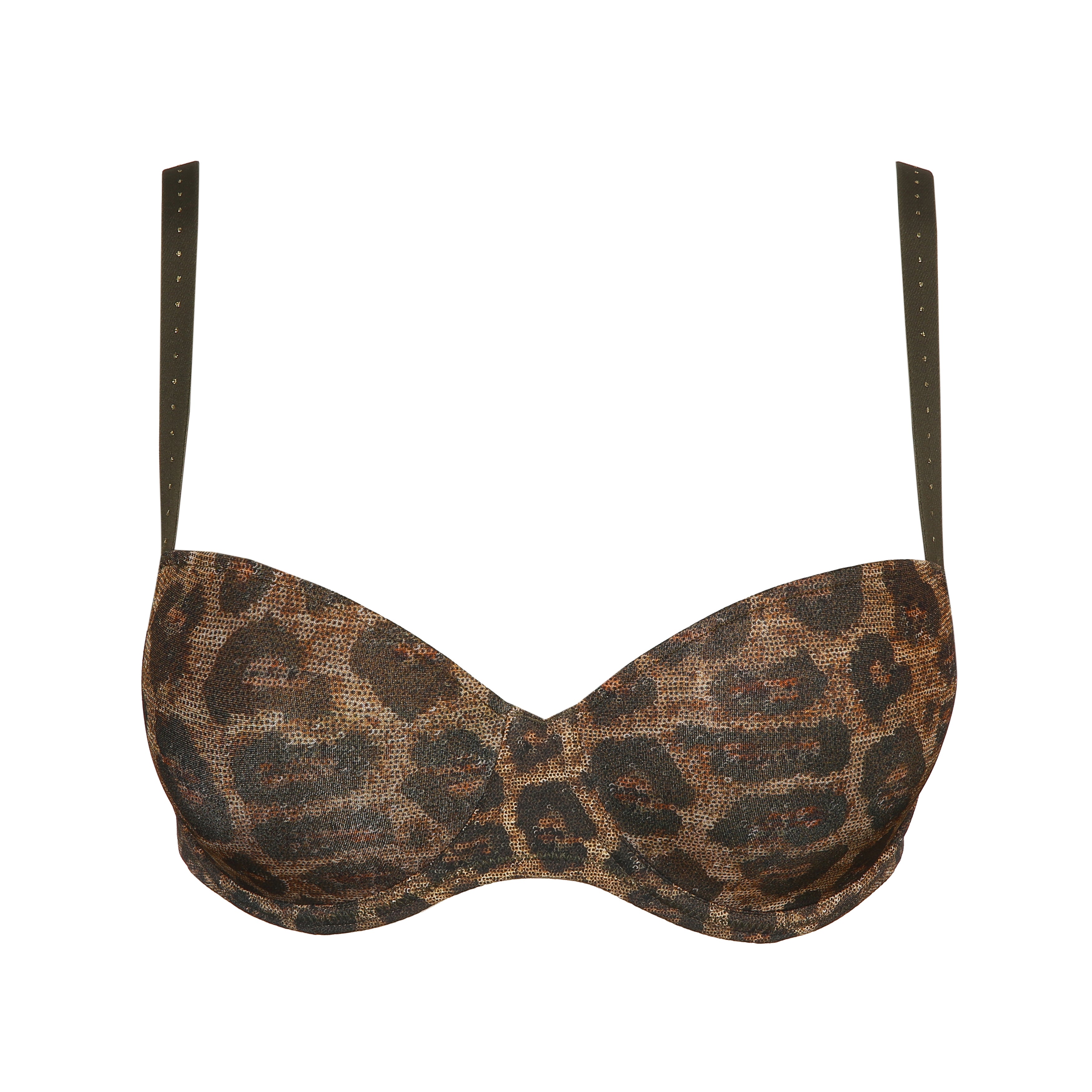 Бюстгальтер-балкон с мягкими чашечками Marie Jo Hugh (0122239) Оливково-Зеленый