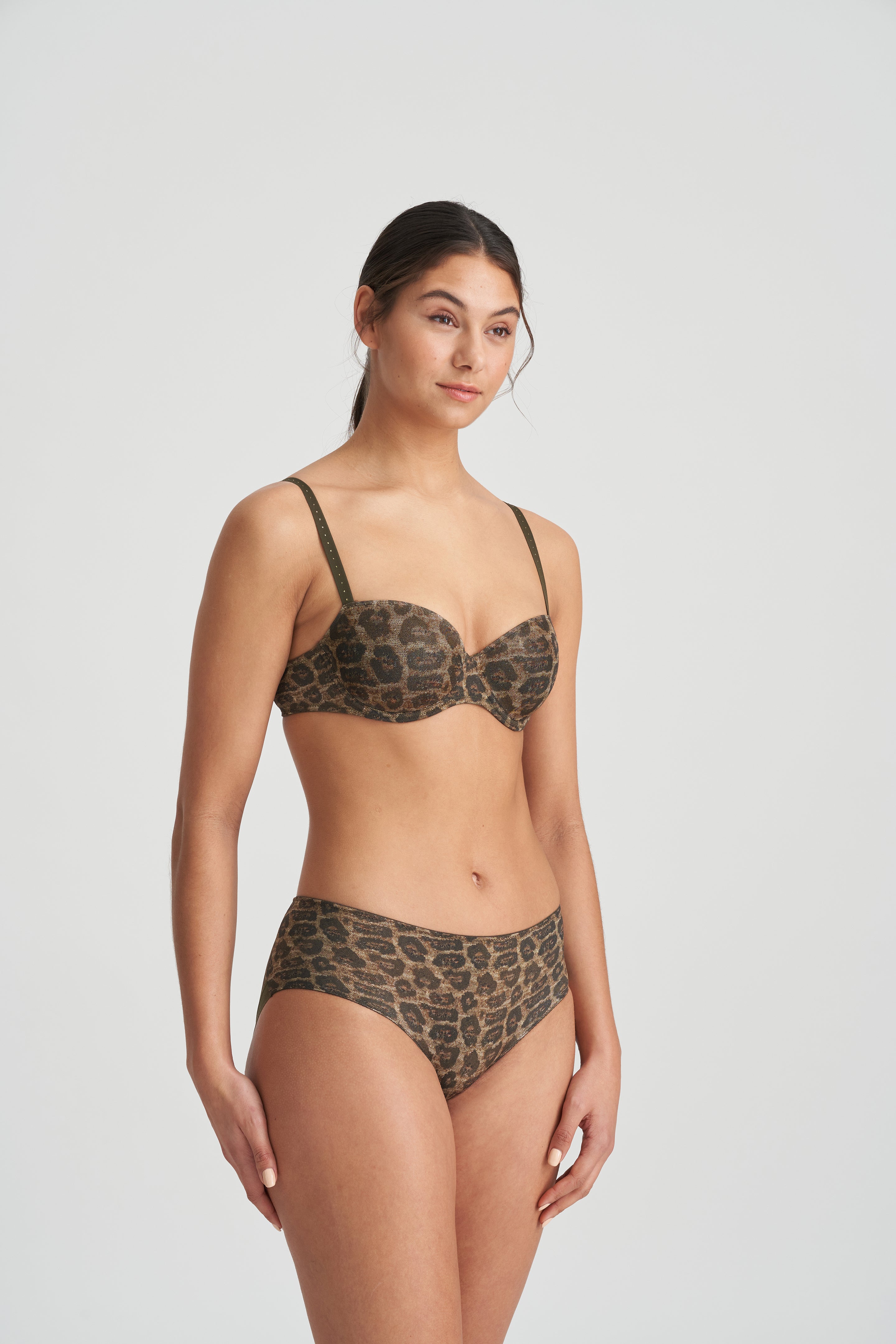 Бюстгальтер-балкон с мягкими чашечками Marie Jo Hugh (0122239) Оливково-Зеленый