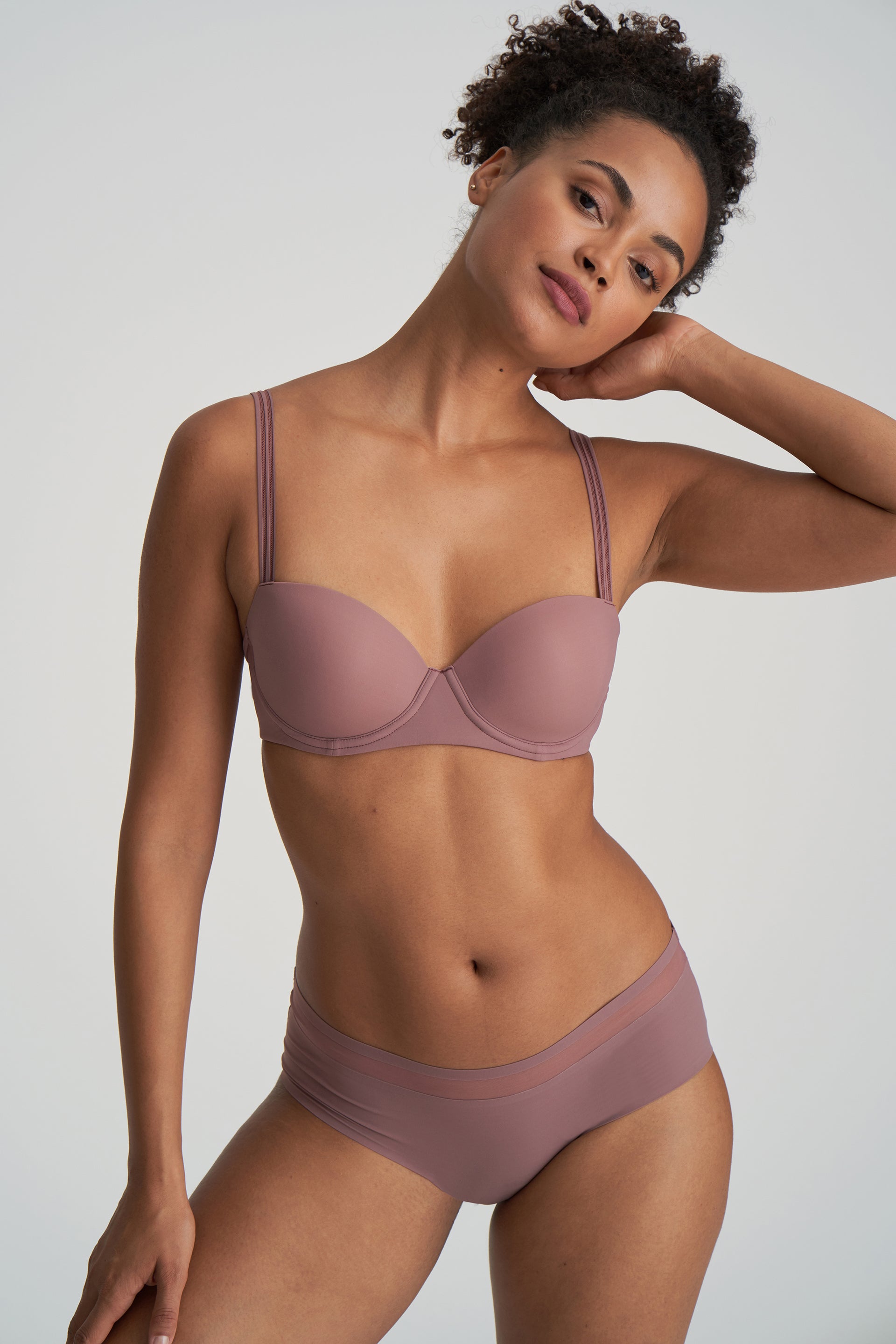 Marie Jo Louie Padded Balcony Бюстгальтер (0122099) Сатиновый темно-серый