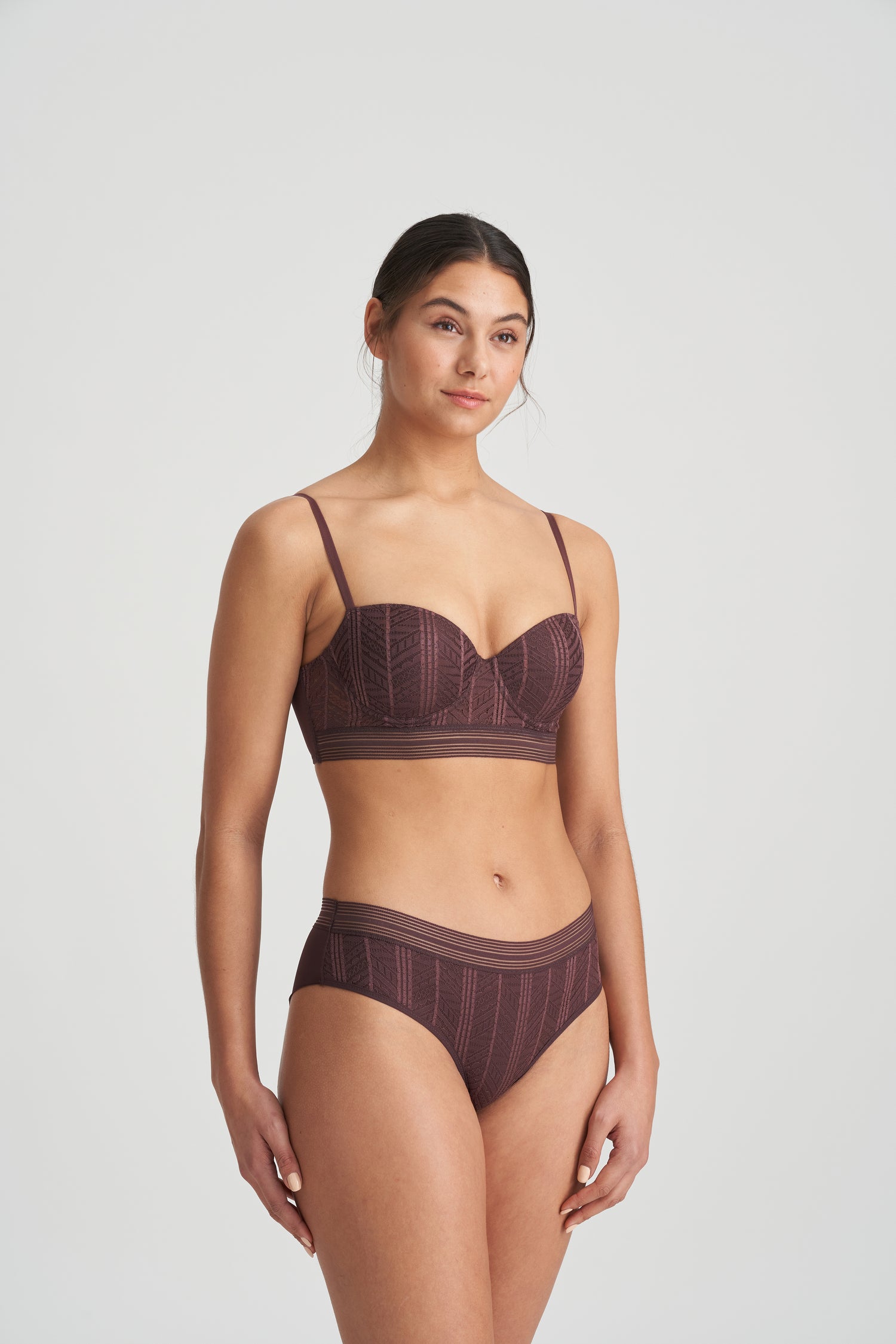 Marie Jo Richard Мягкий бюстгальтер Balcony (0122119) Баклажановый