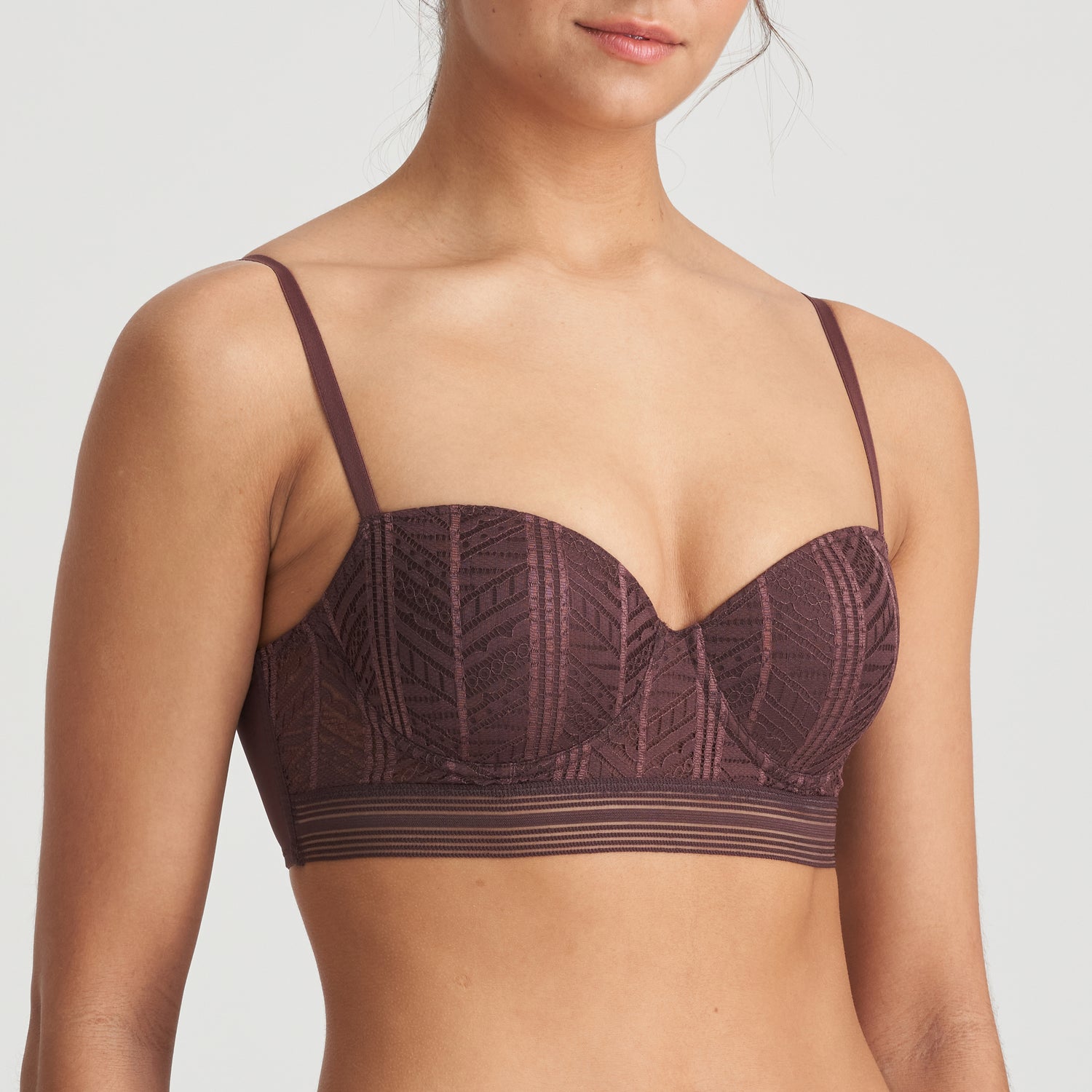 Marie Jo Richard Мягкий бюстгальтер Balcony (0122119) Баклажановый