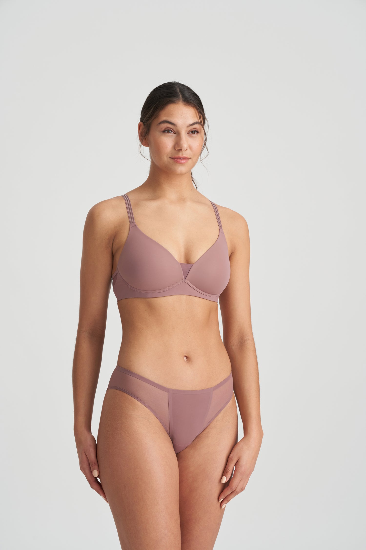 Marie Jo Louie Full Cup Bra Wireless (0122094) Satin Taupe