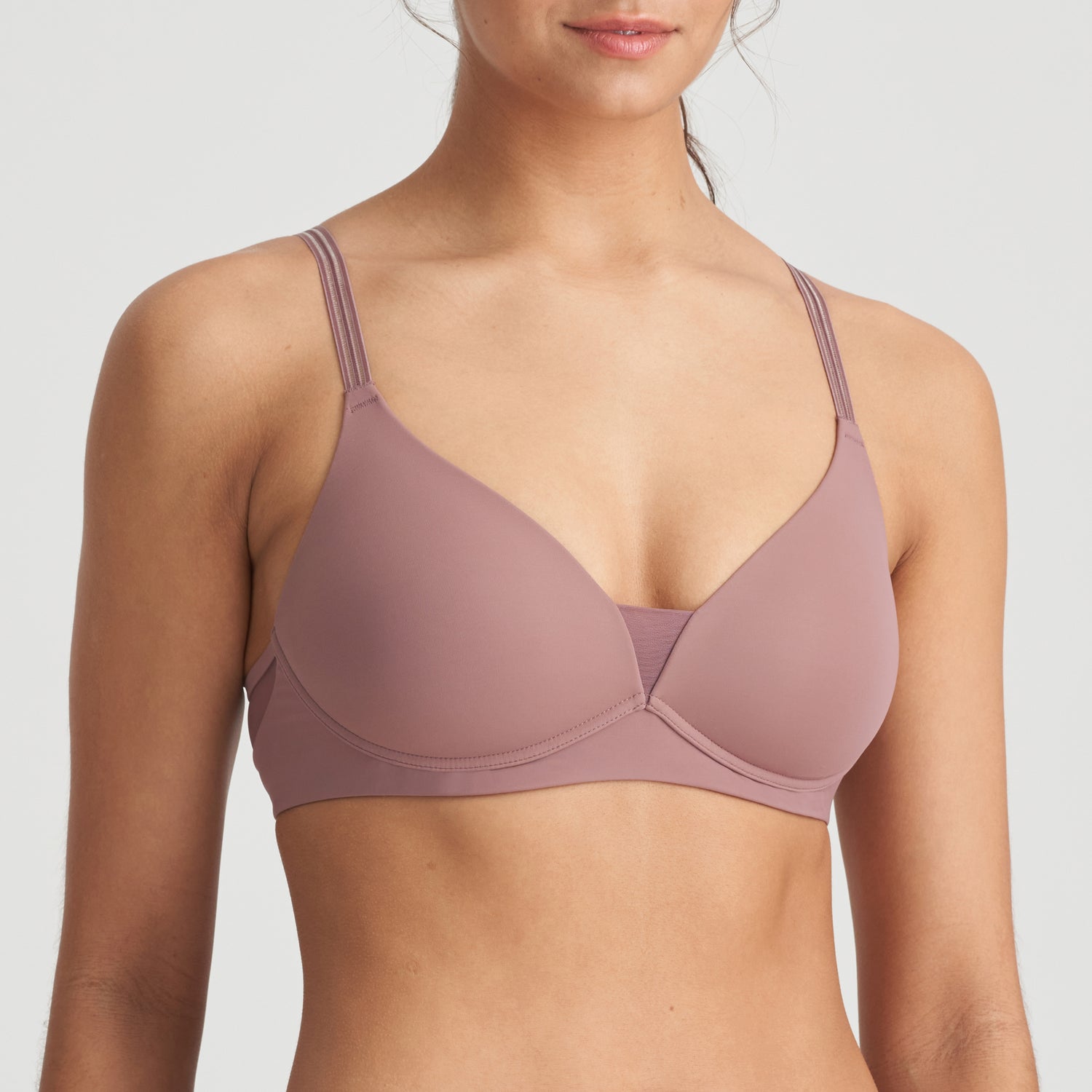 Marie Jo Louie Full Cup Bra Wireless (0122094) Satin Taupe