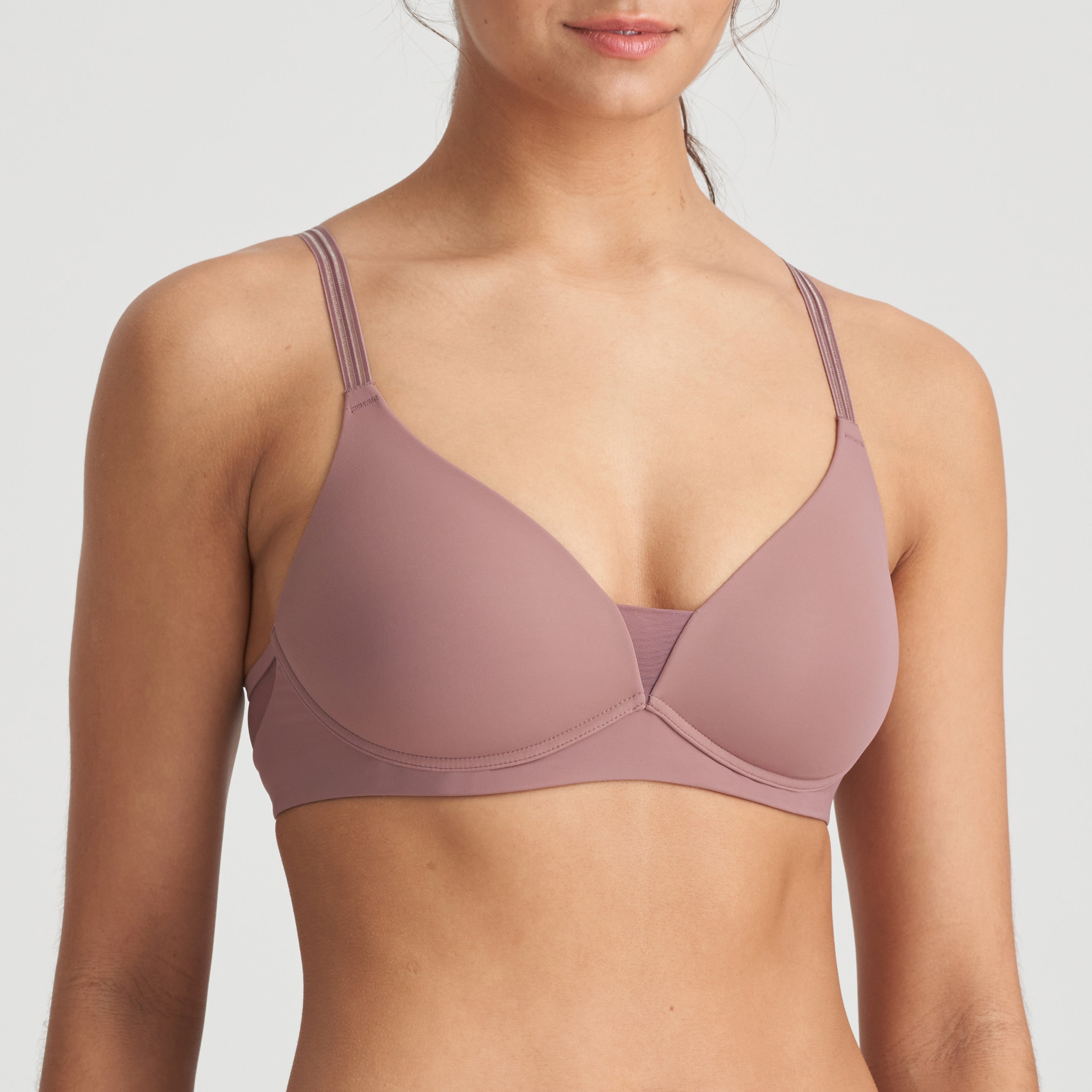 Marie Jo Louie Full Cup Bra Wireless (0122094) Satin Taupe