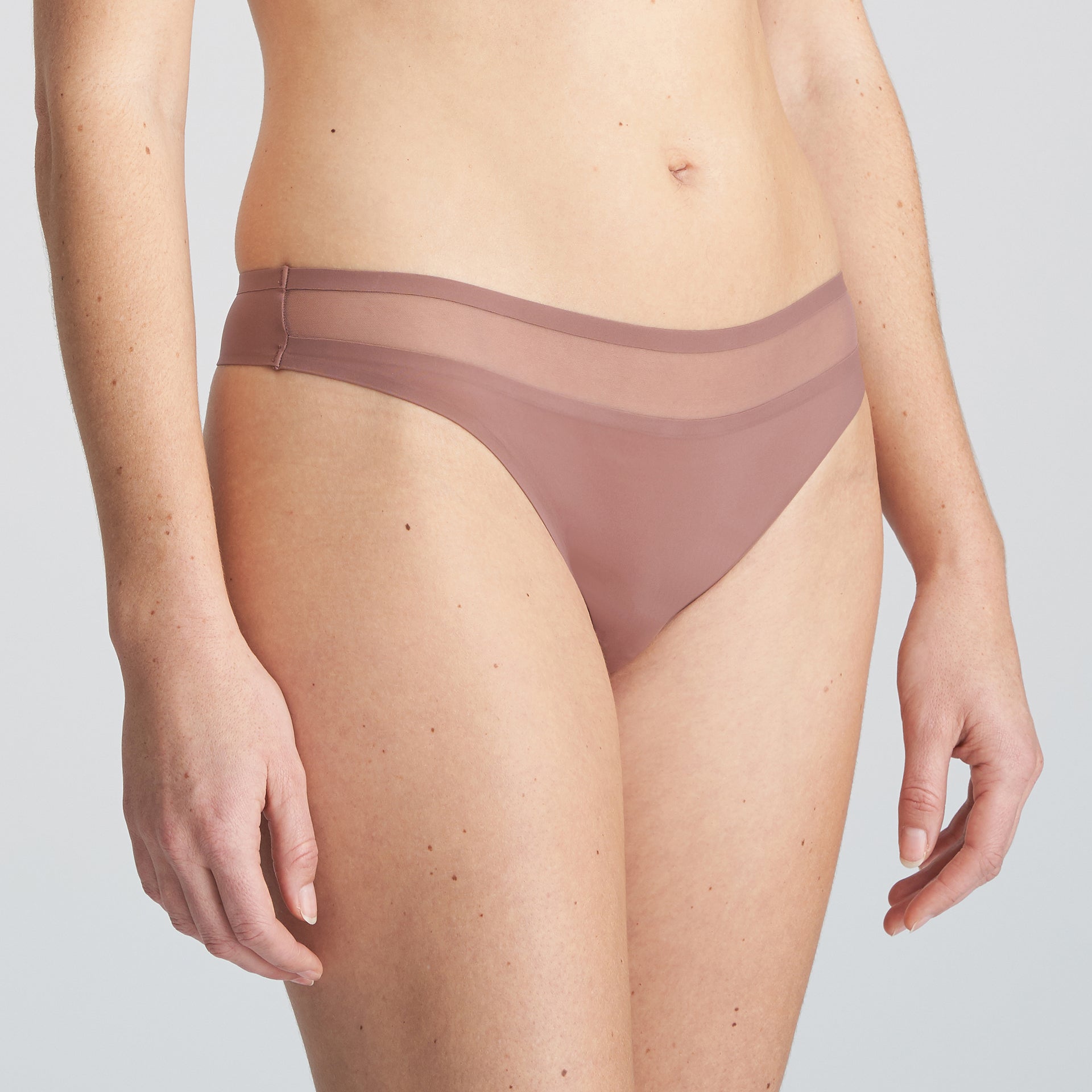 Marie Jo Louie Thong (0622090) Satin Taupe