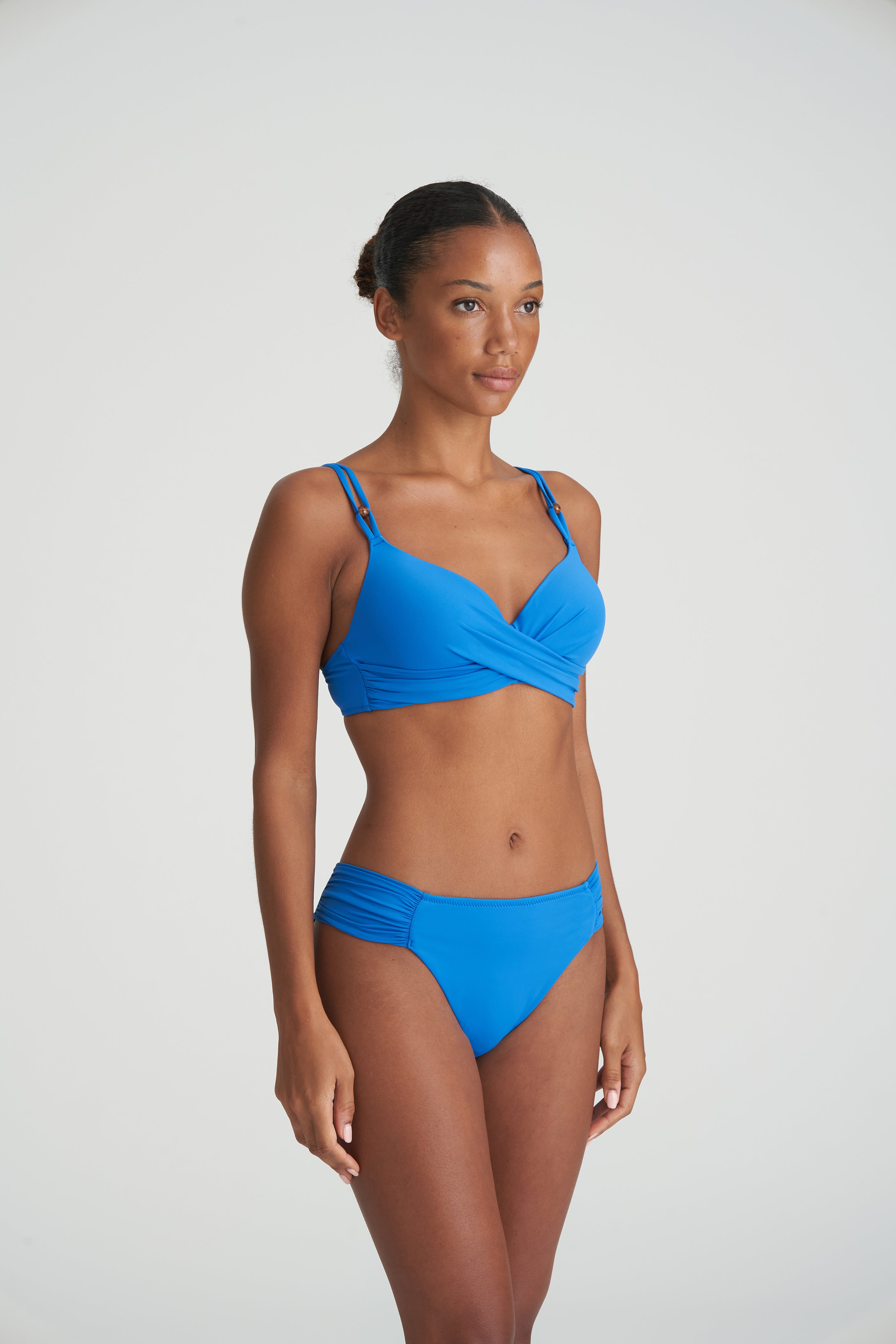 Marie Jo Swim Flidais Padded Plunge Bikini Top (1007216) Mistral Blue
