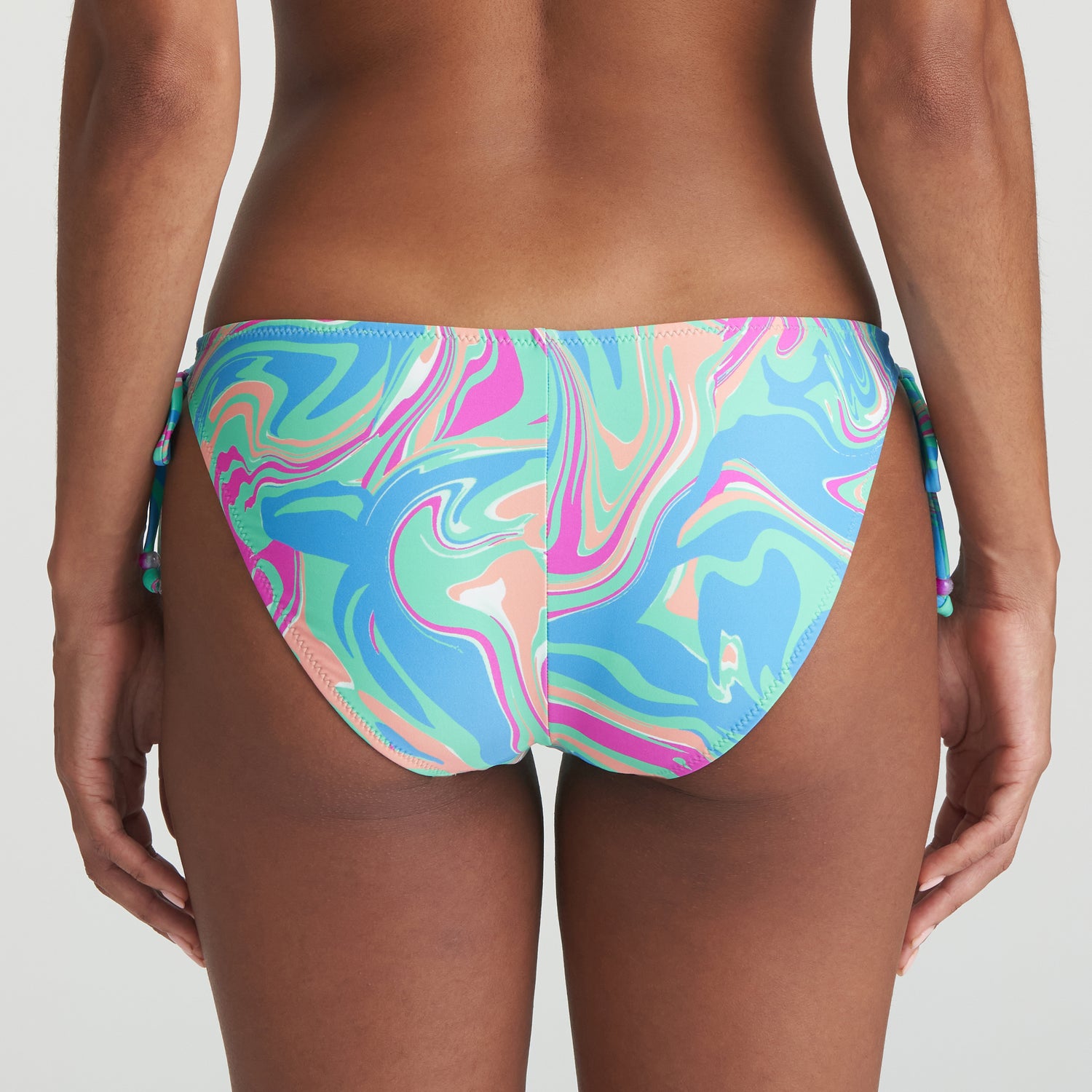 Трусики-бикини Marie Jo Swim Arubani с веревками на талии (1007354) Ocean Swirl