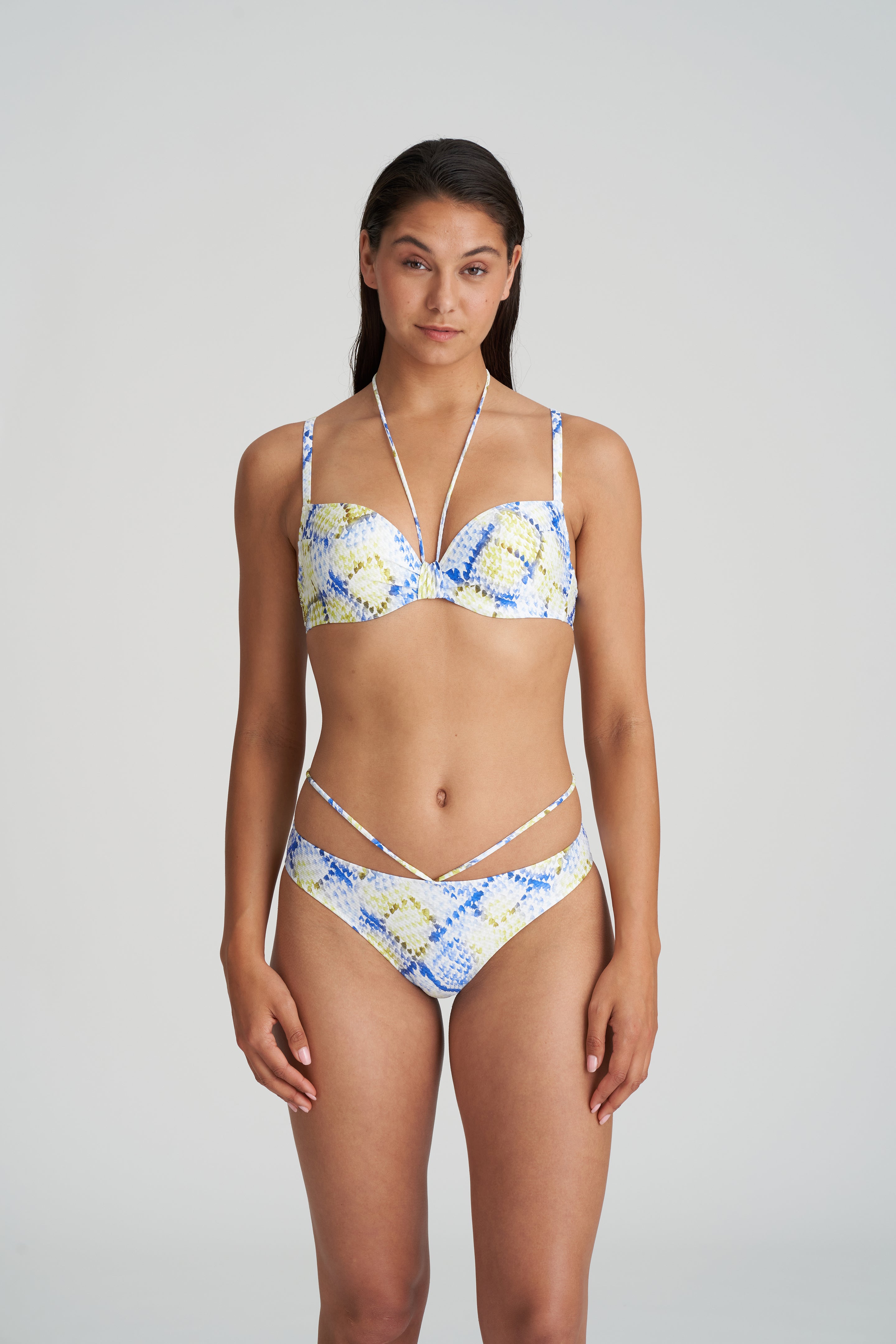 Трусы-бикини Marie Jo Swim Lundey Rio (1006350) Лаймовый Змеиный